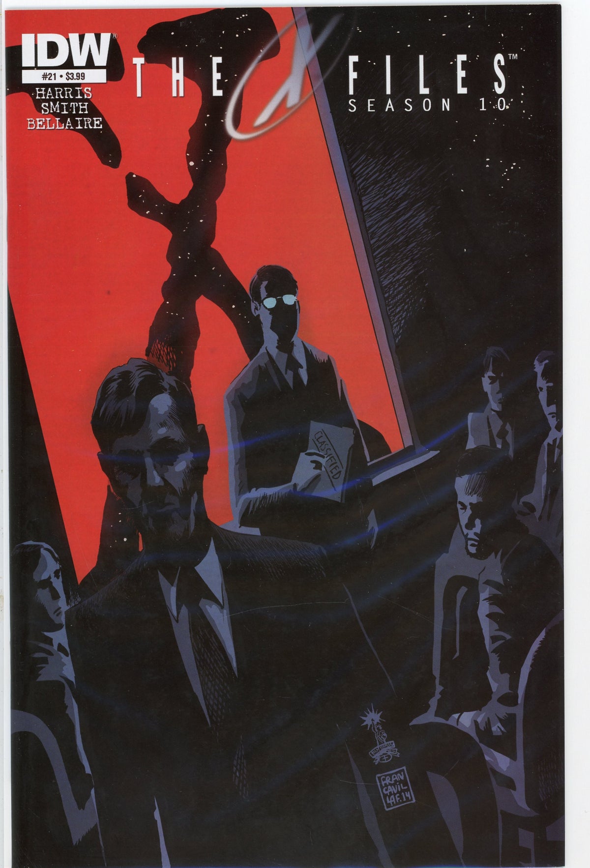 THE X-FILES SEASON 10 #21 NM INCREDIBLE COVER VIVID HUES