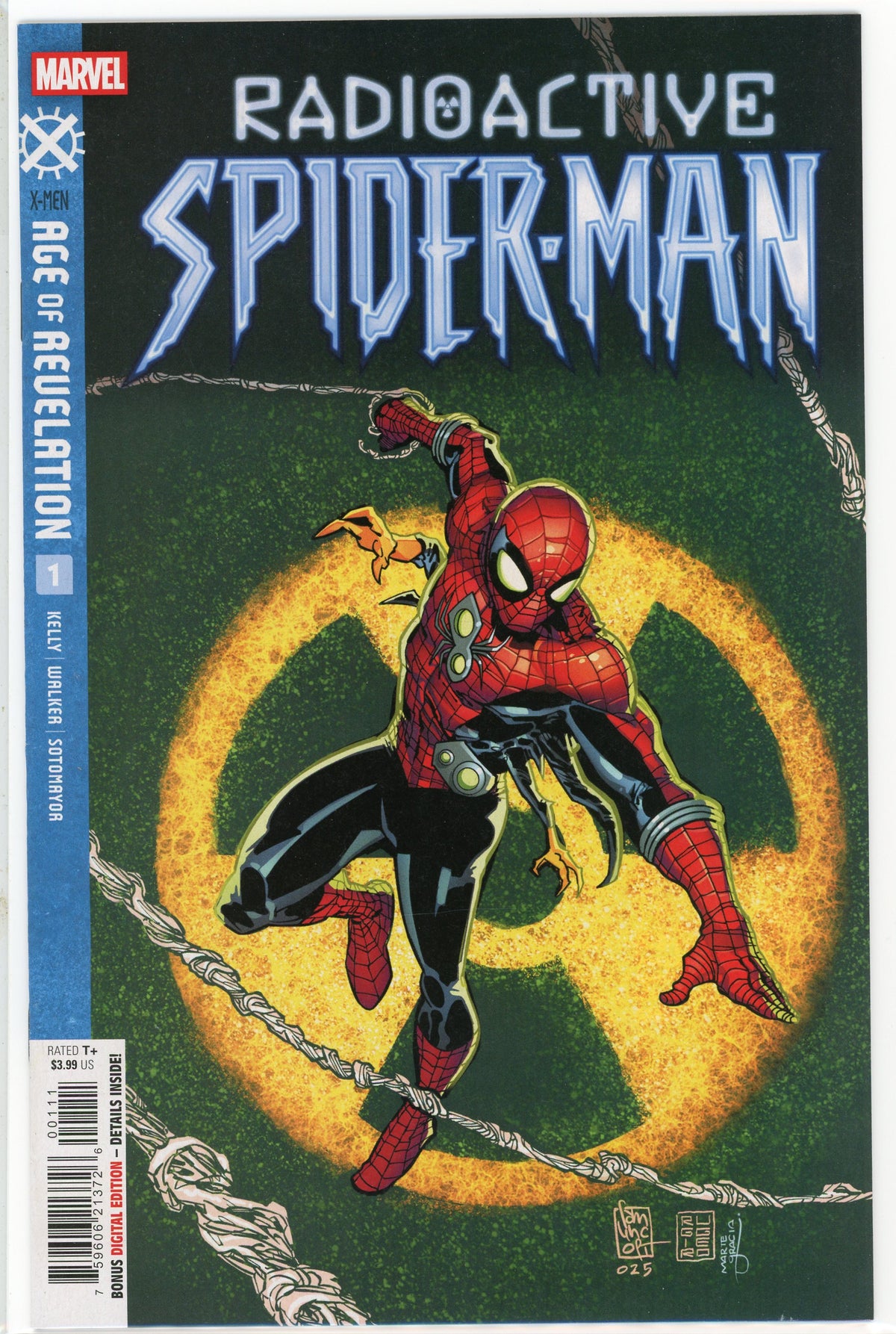 RADIOACTIVE SPIDERMAN #1 NM AWE INSPIRING COVER WONDROUS GLOSS
