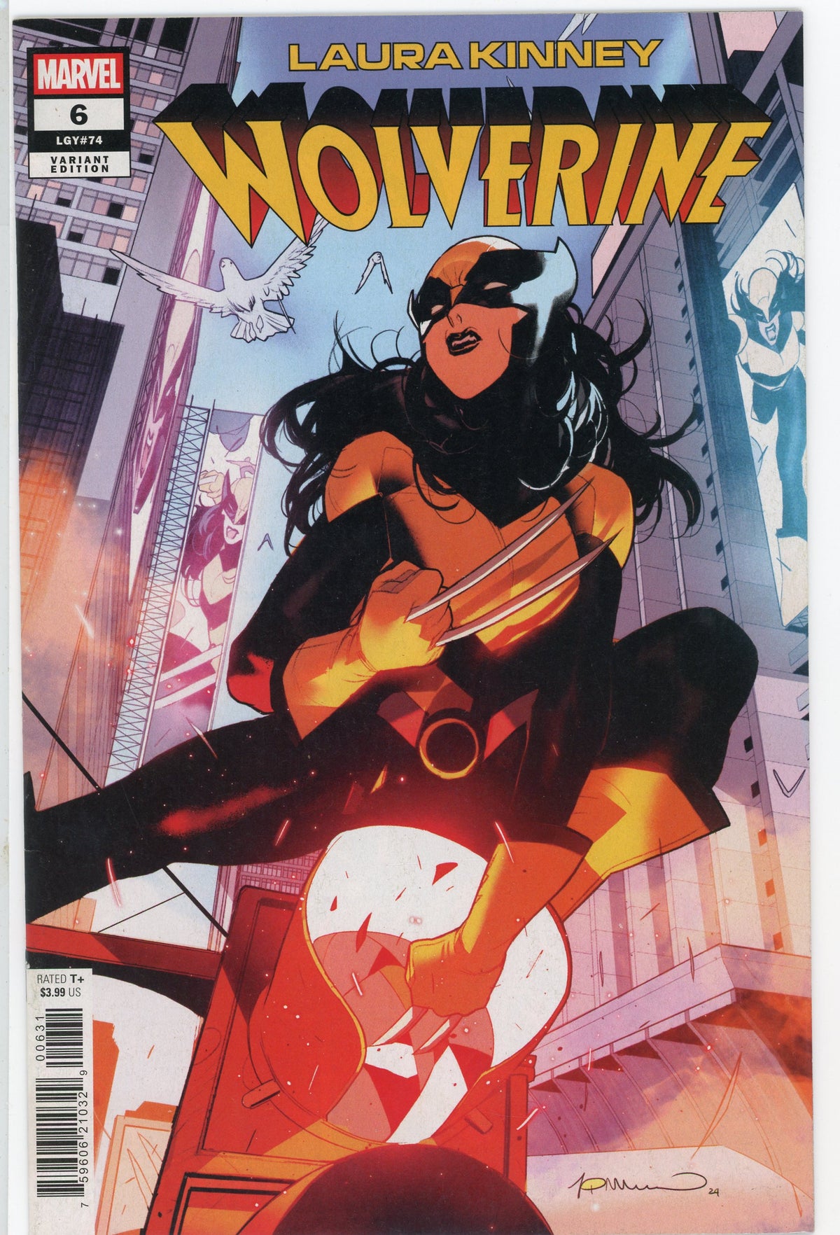 WOLVERINE #6 VARIANT ED. NM FANTASTIC COVER GLISTENING SHEEN
