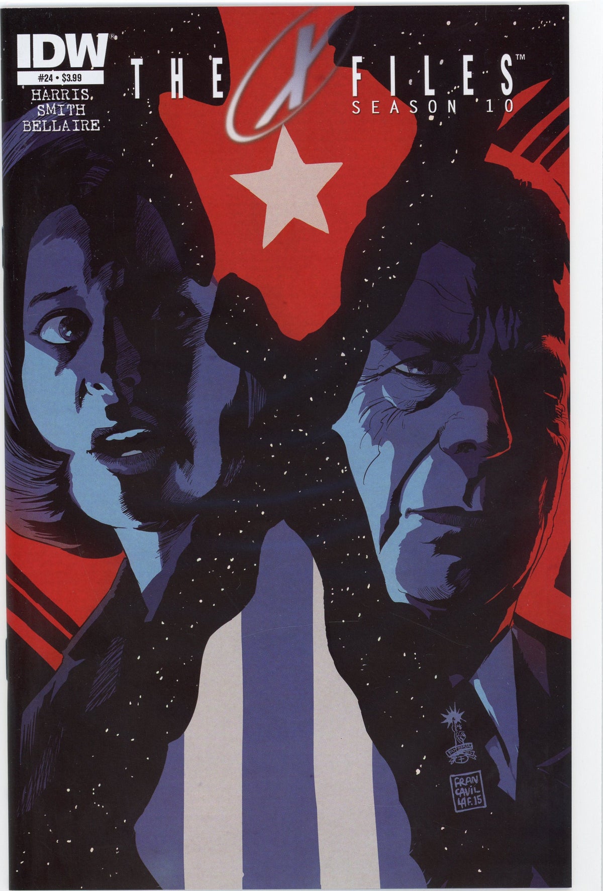 THE X-FILES SEASON 10 #24 NM COSMIC COVER INCREDIBLE SHEEN
