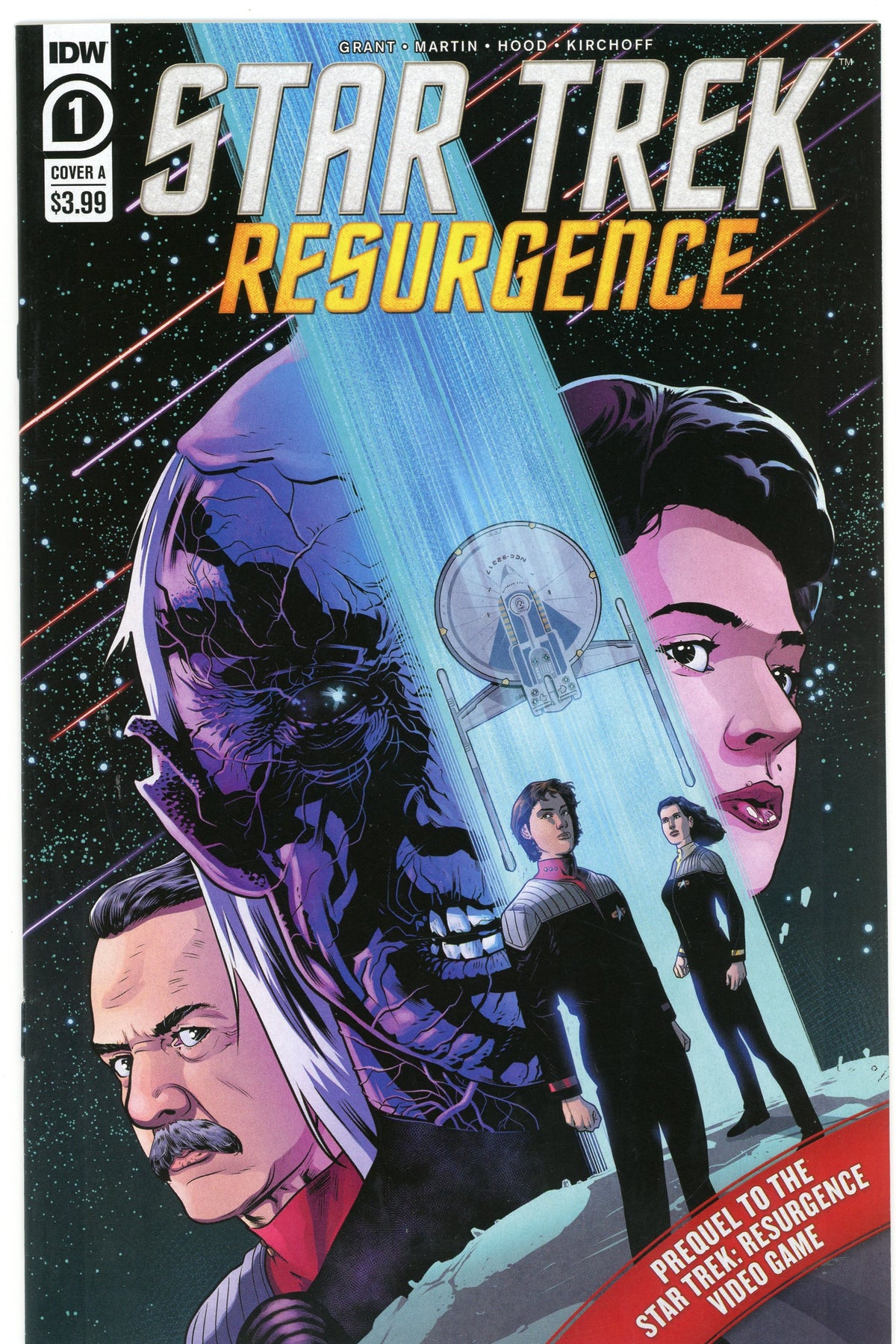 STAR TREK RESURGENCE #1 COVER A NM MEMORABLE COVER AMAZING SHEEN