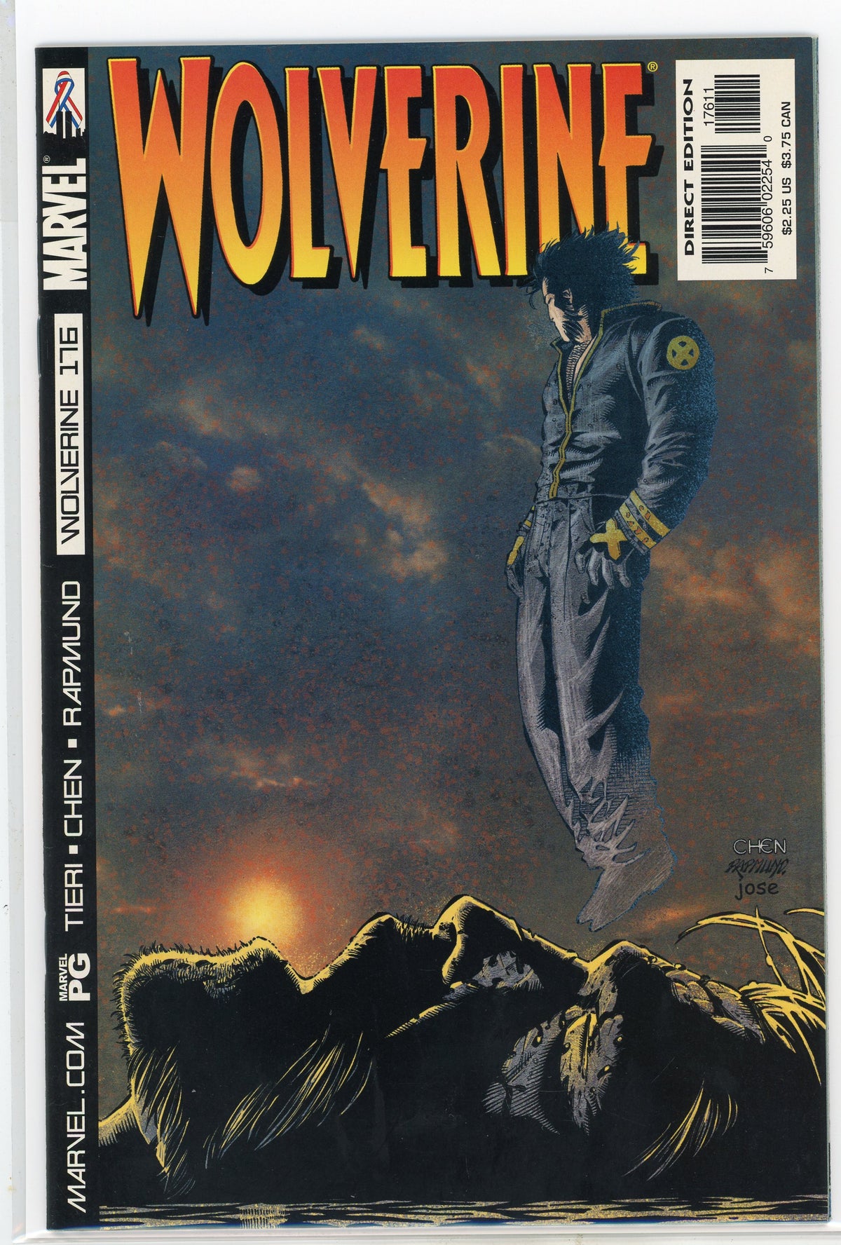 WOLVERINE #176 NM HAUNTING COVER GLISTENING SHEEN