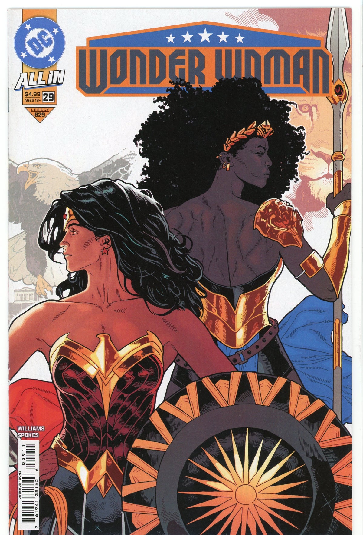 WONDER WOMAN #29 ALL IN NM MAGNIFICENT COVER NICE GLOSSY SHEEN