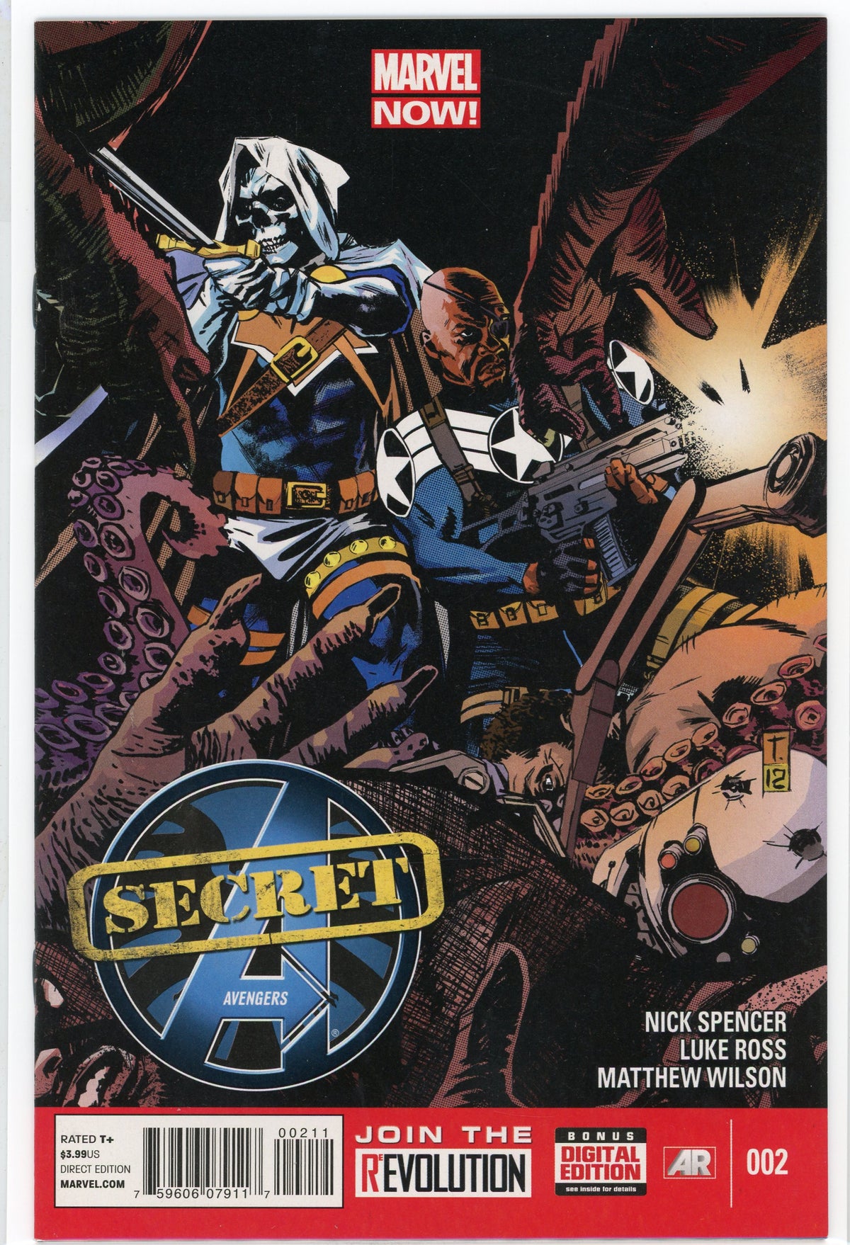 SECRET AVENGERS #2 NM GREAT TASKMASTER APP. GLOSSY SHEEN
