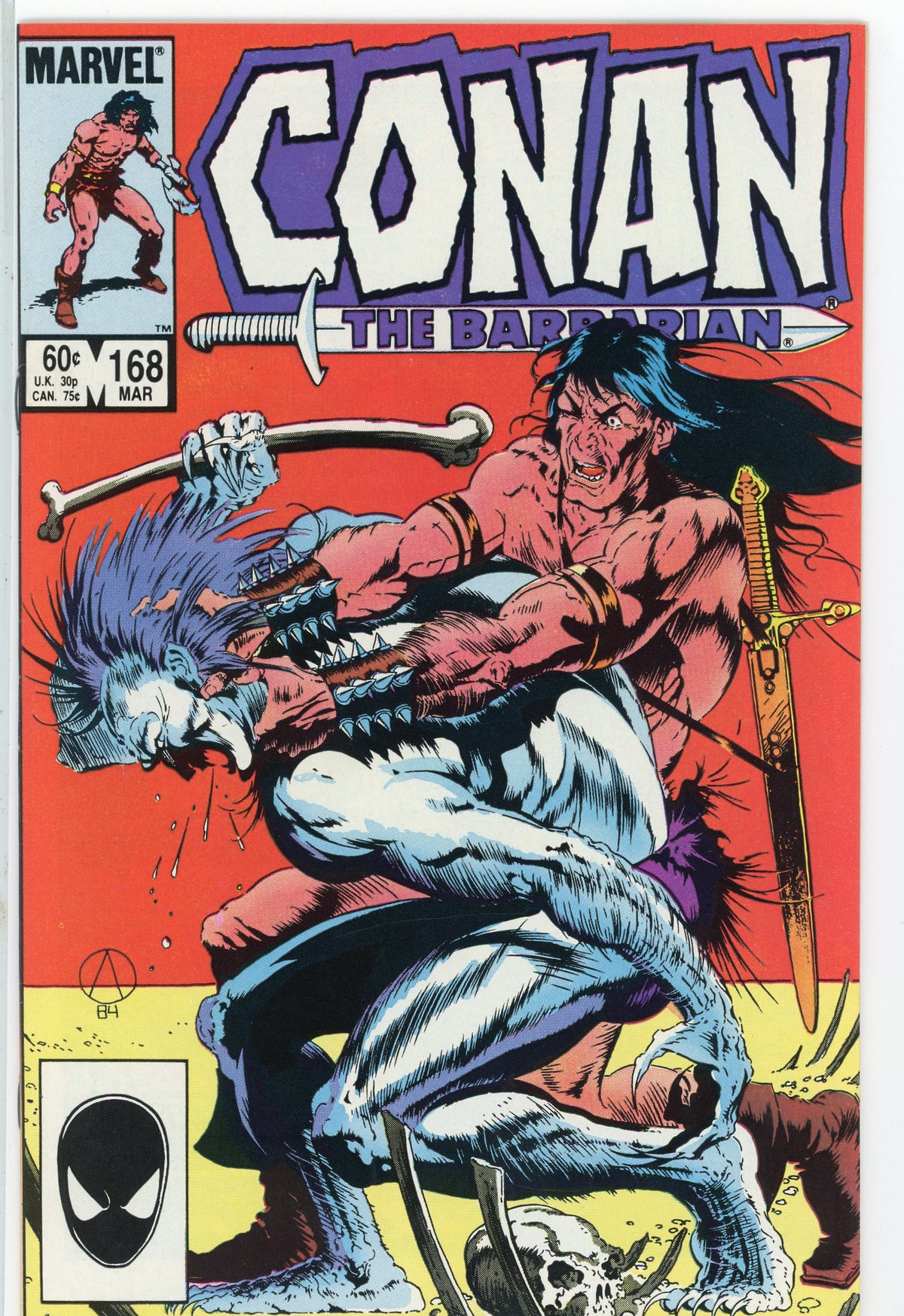 CONAN THE BARBARIAN #168 NM EPIC BATTLE COVER GLISTENING GLOSS