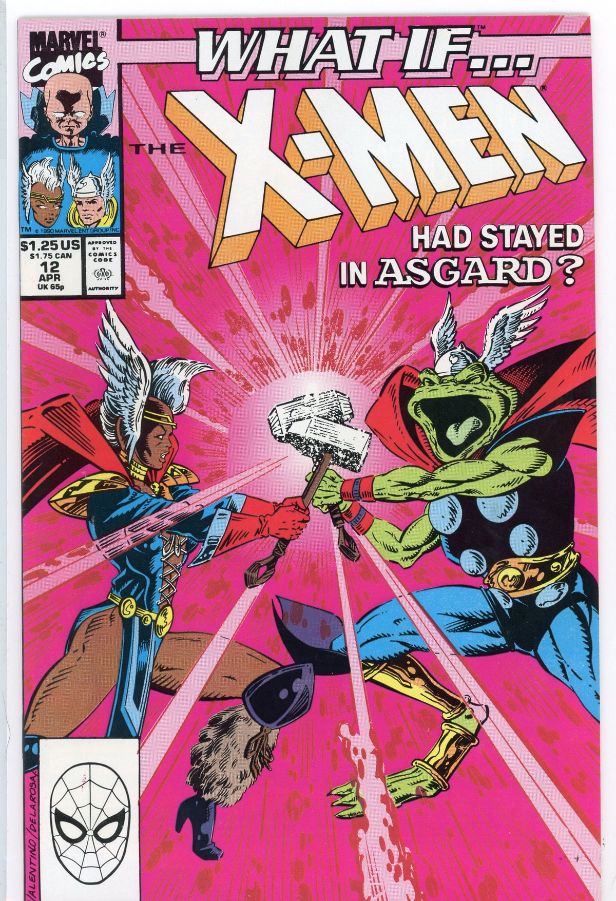 WHAT IF X-MEN HAD STAYED IN ASGARD #12 NM EPIC BATTLE COVER TREMENDOUS GLOS