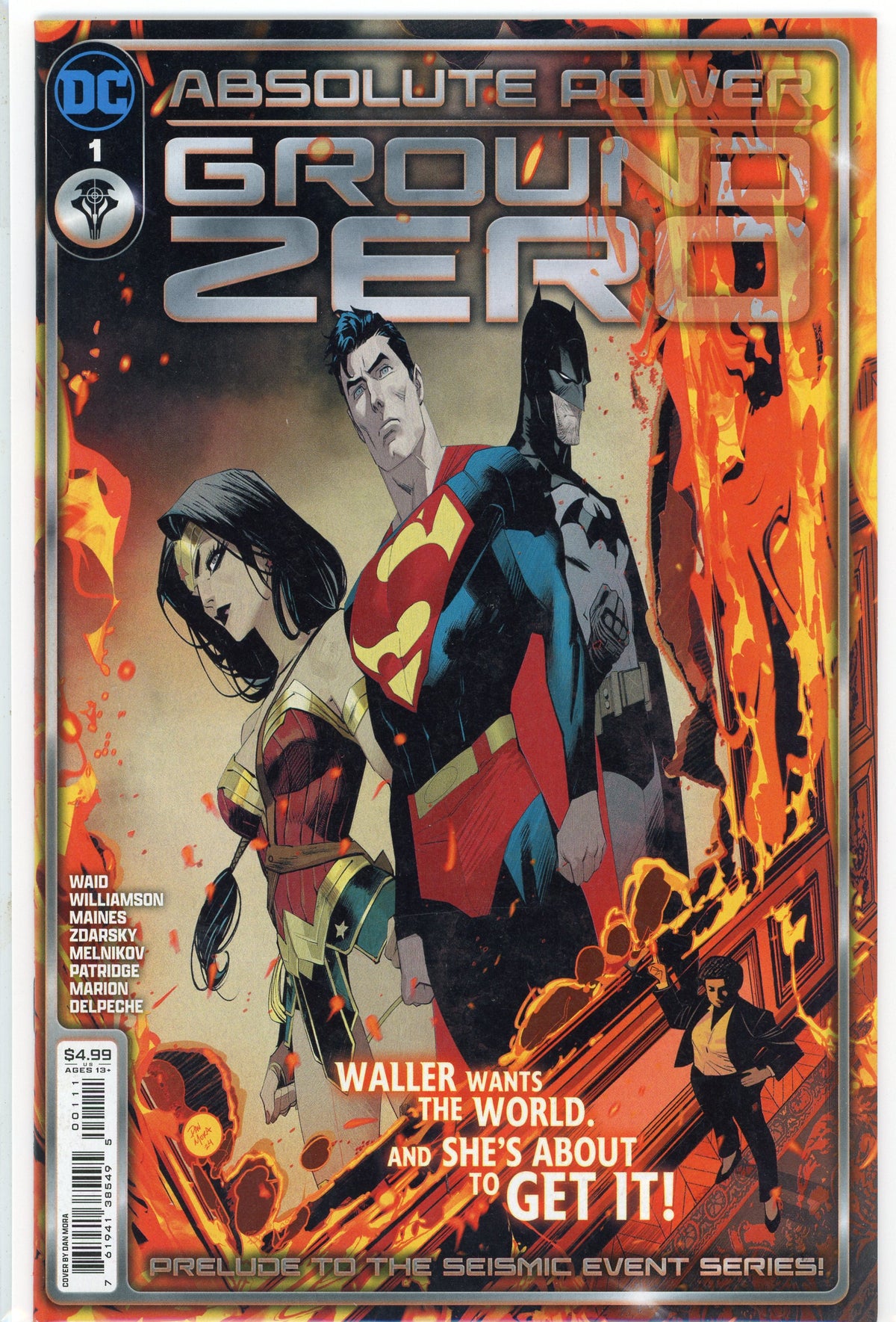 ABSOLUTE POWER GROUND ZERO #1 NM MAGNIFICENT COVER WAID WORK