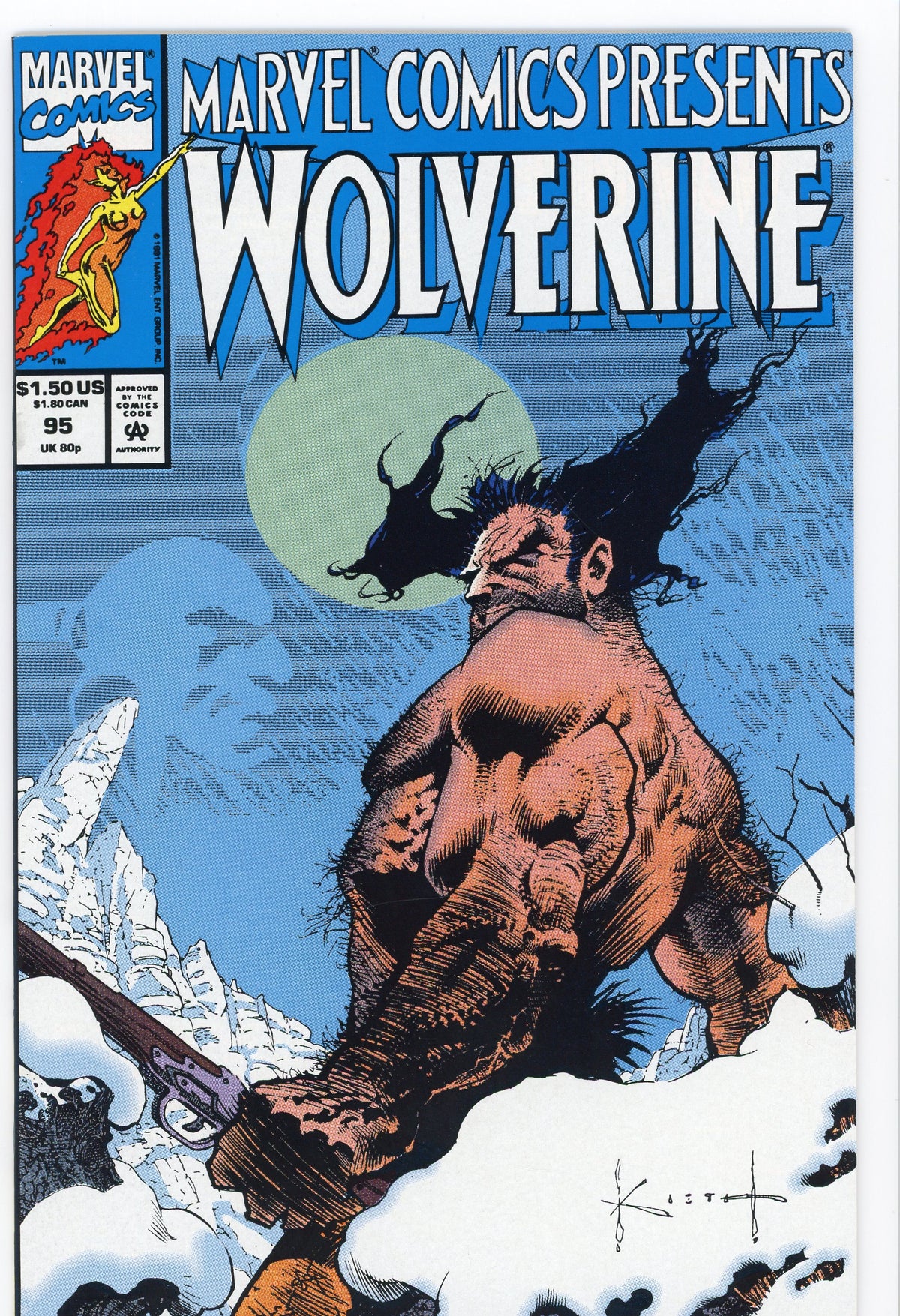 MARVEL COMICS PRESENTS WOLVERINE #95 NM STUNNING COVER NICE GLOSS