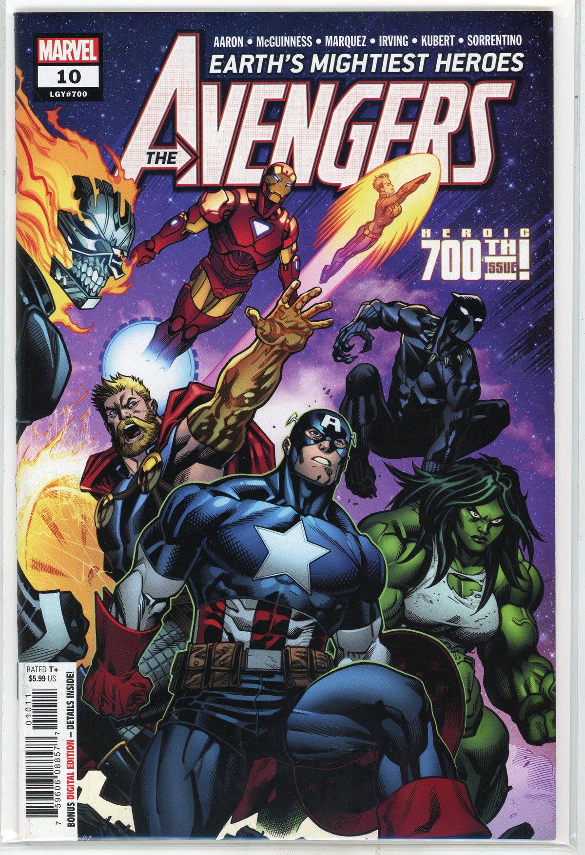 AVENGERS #10 NM MAJESTIC COVER DELIGHTFUL GLOSSY SHEEN