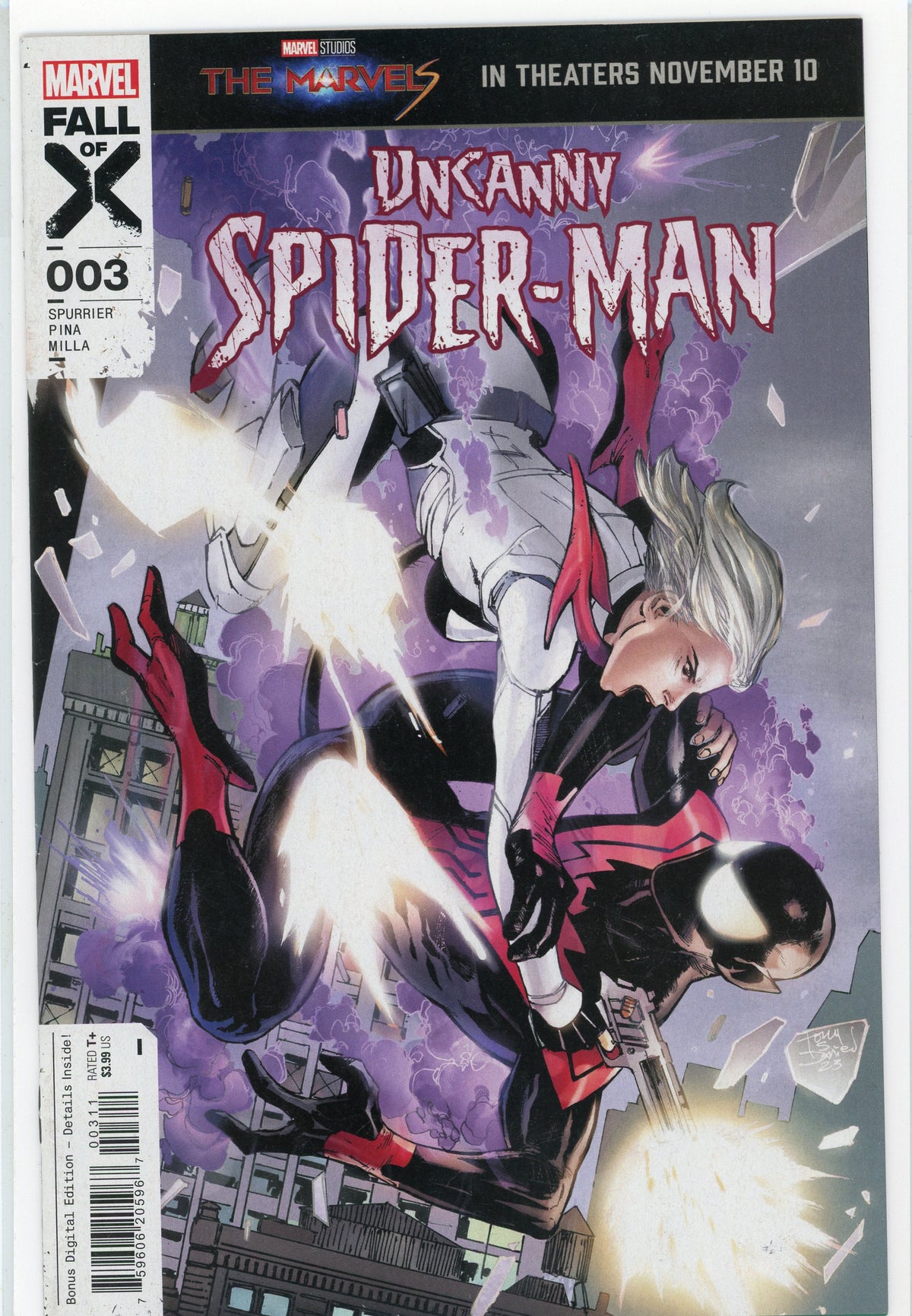 UNCANNY SPIDERMAN #3 NM EPIC BATTLE COVER LUSTROUS SHEEN