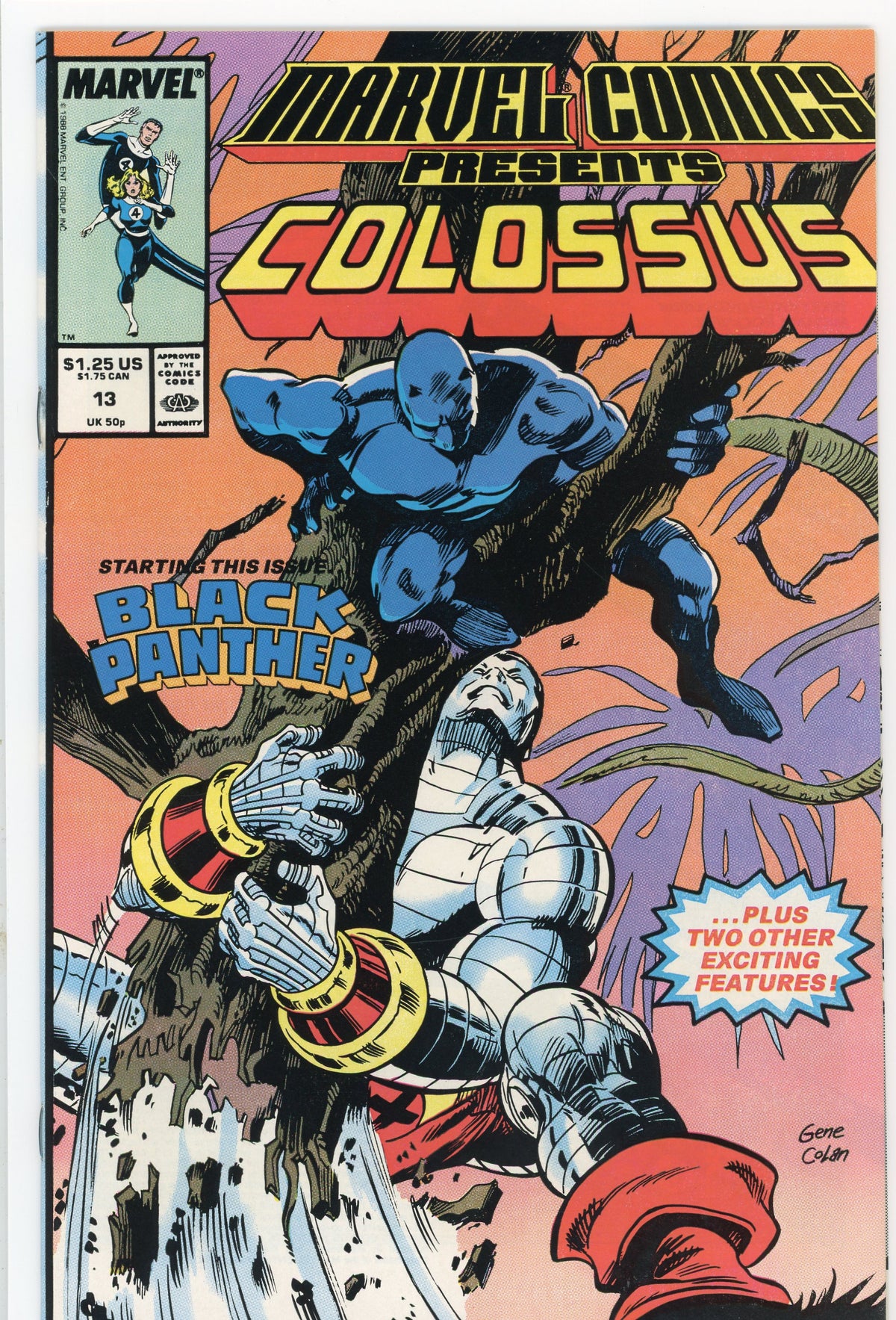 MARVEL COMICS PRESENTS COLOSSUS #13 NM STUNNING COLAN COVER