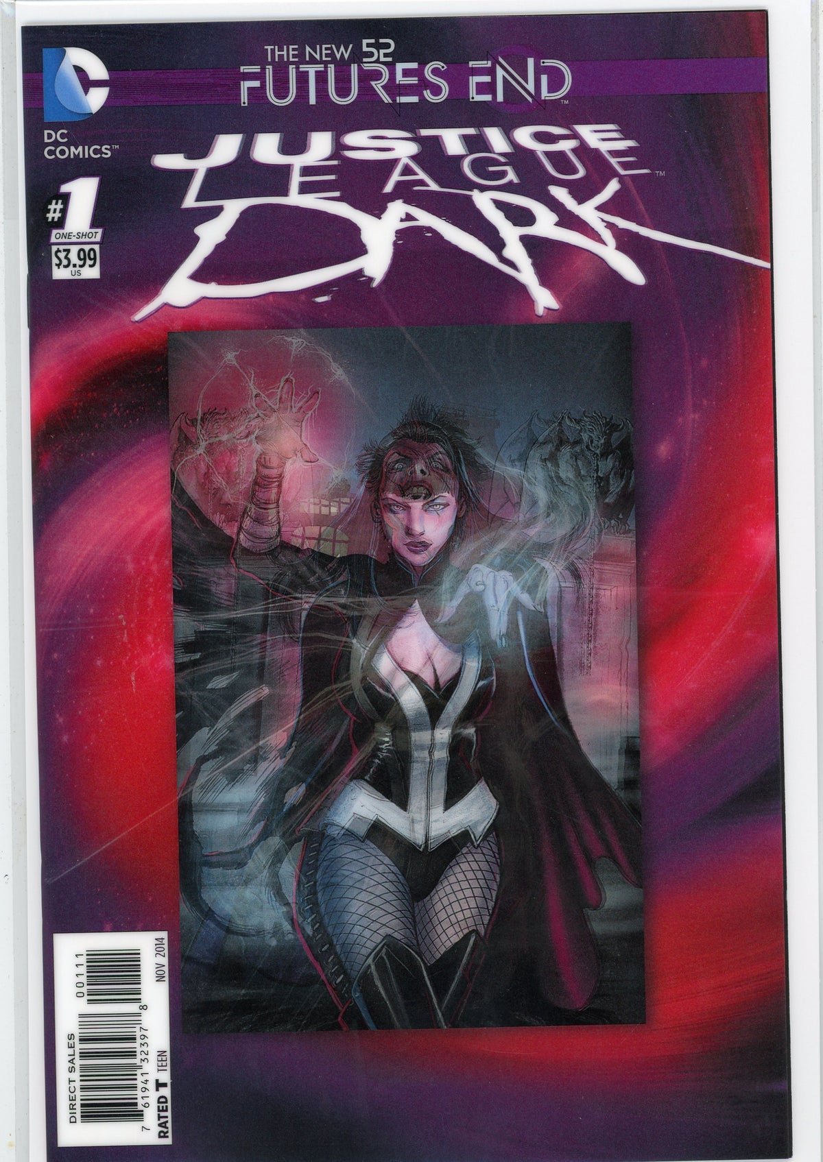 JUSTICE LEAGUE DARK #1 NM NEW 52 LENTICULAR COVER BRILLIANT SHEEN