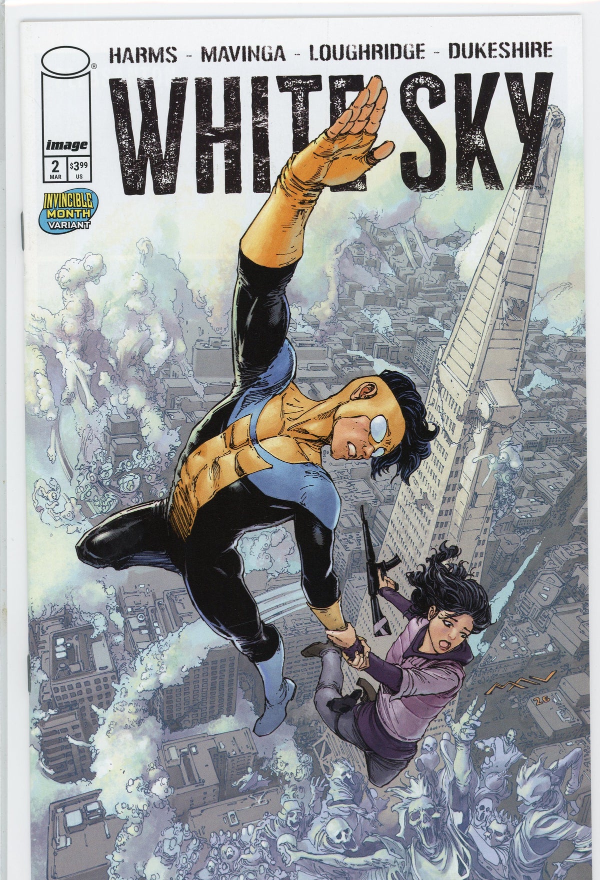 WHITE SKY #2 NM INVINCIBLE MONTH VARIANT STUNNING COVER NICE GLOSS
