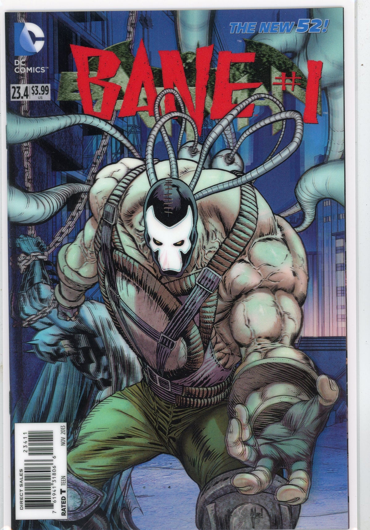 BANE #1 THE NEW 52 NM LENTICULAR COVER BRILLIANT GLOSS