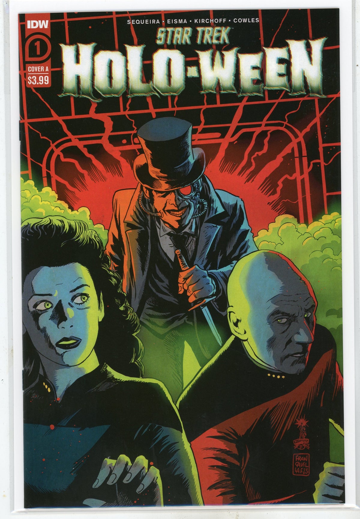 STAR TREK HOLO WEEN #1 COVER A NM FANTASTIC COVER BEAUTY SHINE