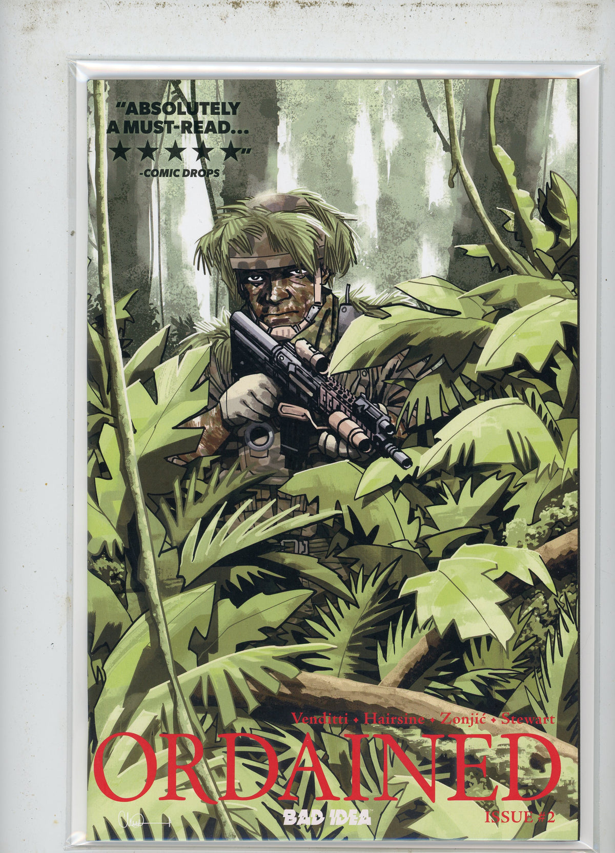 ORDAINED #2 NM ABSOLUTE MUST READ COMPELLING JUNGLE WAR ACTION