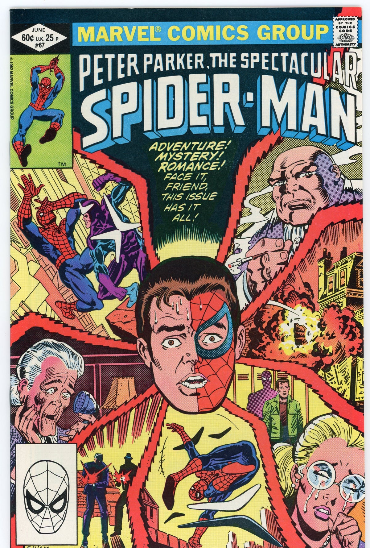 THE SPECTACULAR SPIDERMAN #67 NM FANTASTIC COVER INCREDIBLE GLOSS