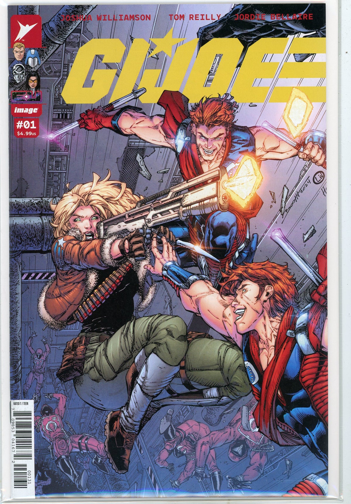 GI JOE #1 NM IMAGE COMICS ACTION PACKED COVER KILLER SHEEN