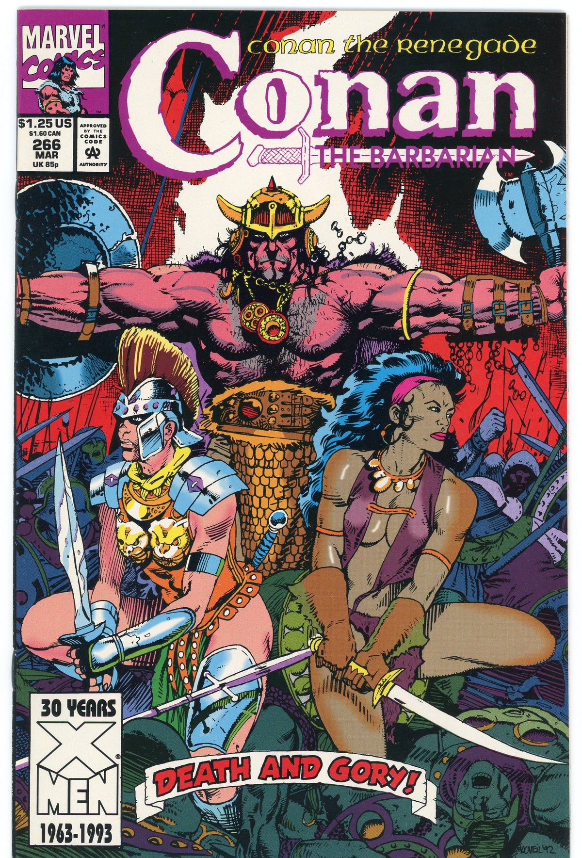 CONAN THE BARBARIAN #266 NM MAGNIFICENT COVER KILLER GLOSS
