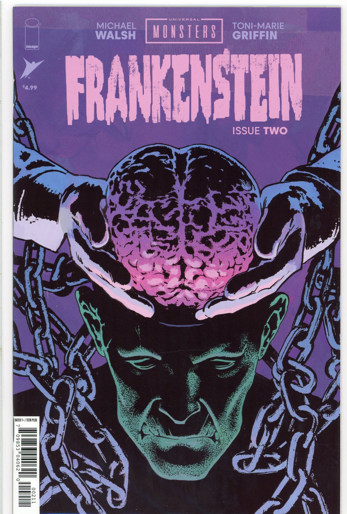 FRANKENSTEIN #2 NM UNIVERSAL MONSTERS EXCELLENT COVER NICE SHEEN