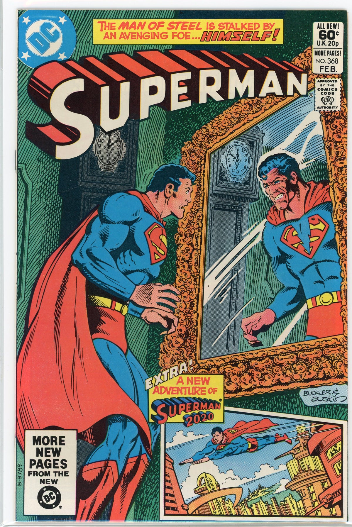 SUPERMAN #368 NM ICONIC COVER STUNNING GLOSS