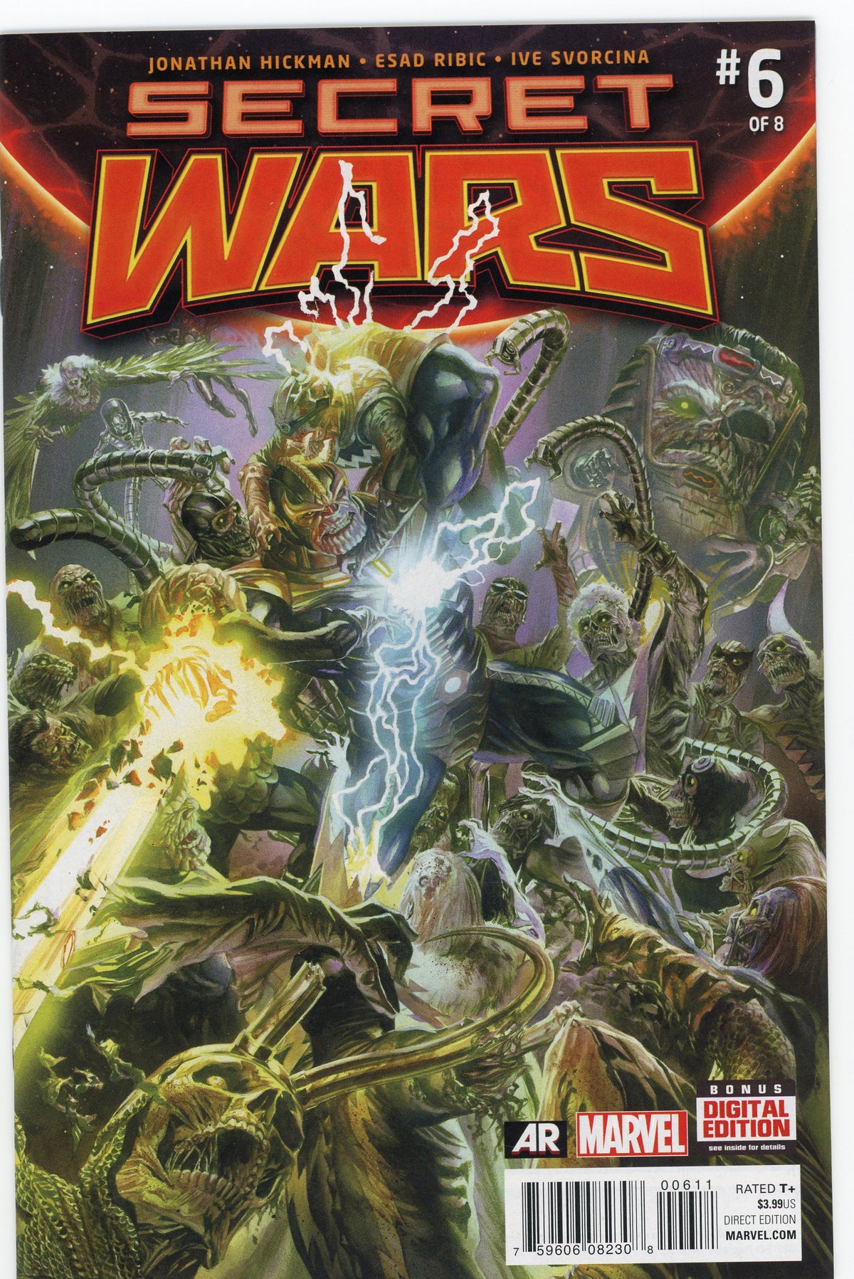 SECRET WARS #6 OF 8 NM HICKMAN WORK STUNNING COVER KILLER GLOSS