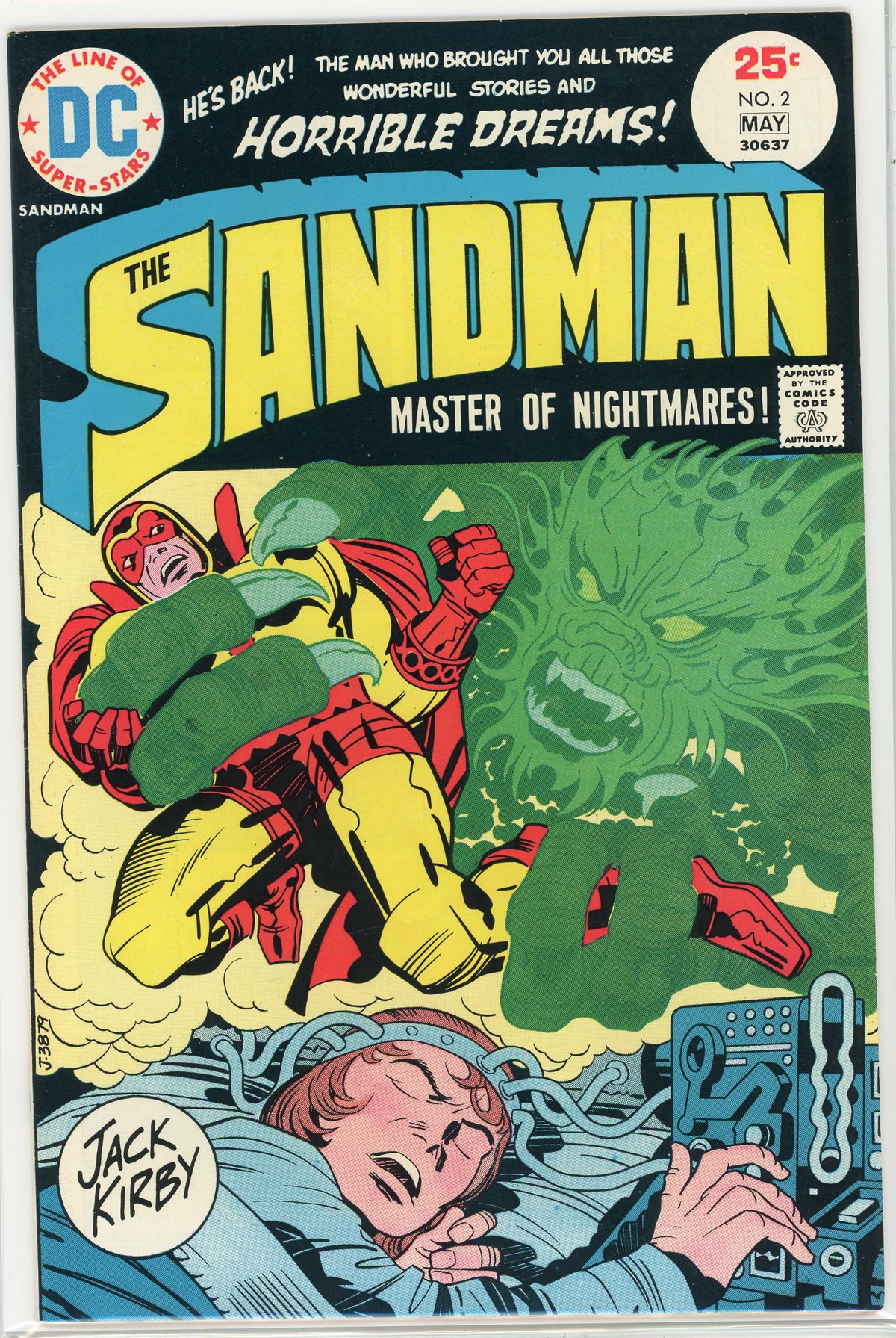 SANDMAN #2 NM CLASSIC KIRBY COVER LUSTROUS SHEEN