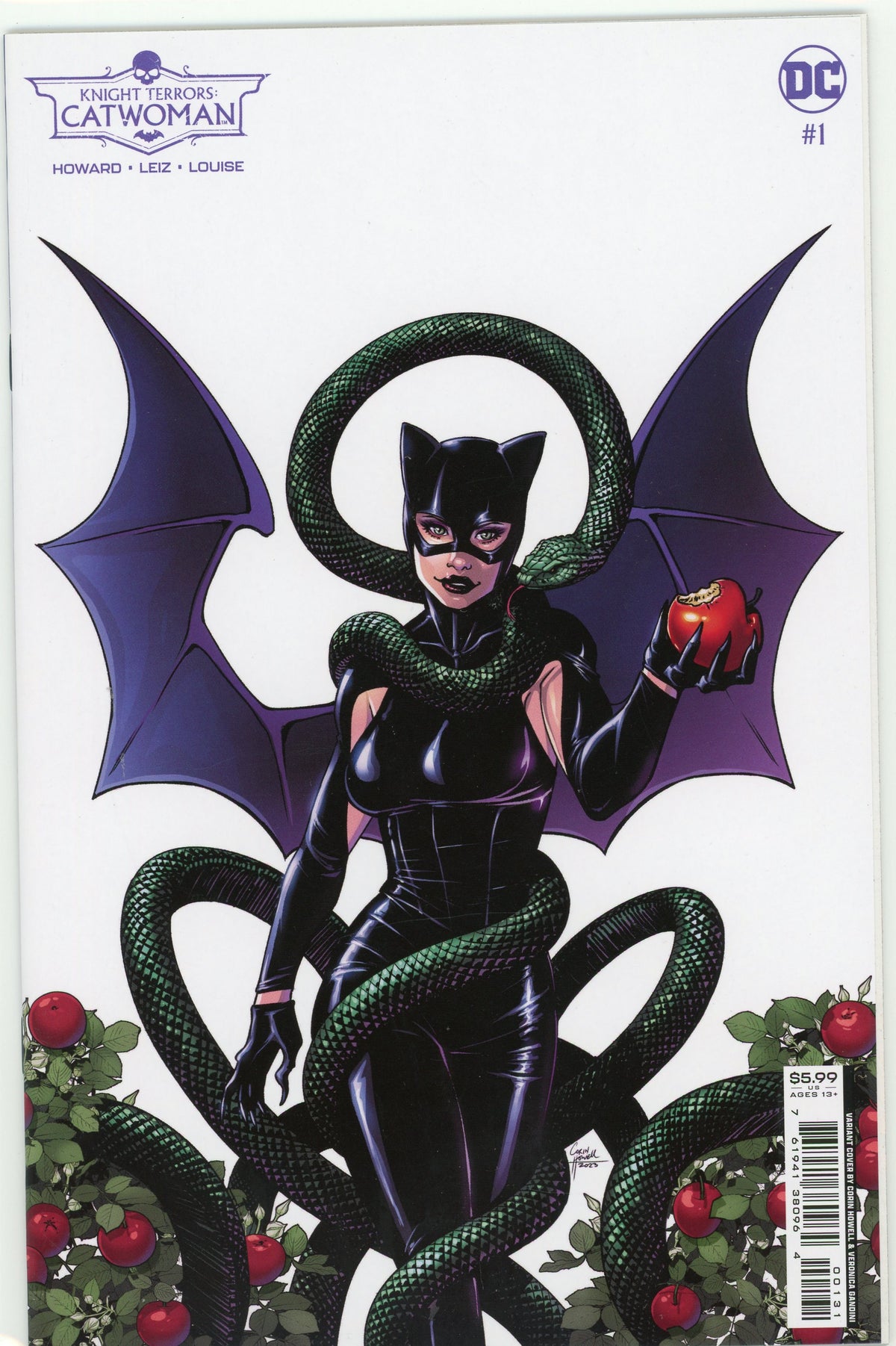 KNIGHT TERRORS CATWOMAN #1 NM GORGEOUS WHITE COVER NICE FINISH VARIANT ED.