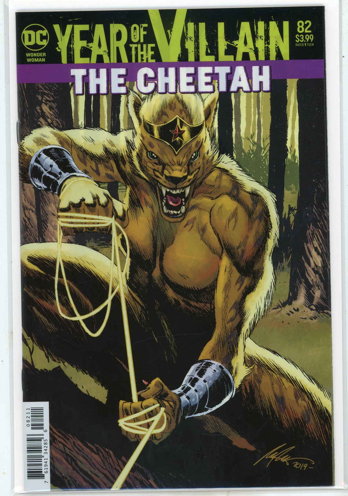 YEAR OF  THE VILLAIN #82 THE CHEETAH NM 2019 FEARSOME COVER NICE SHEEN