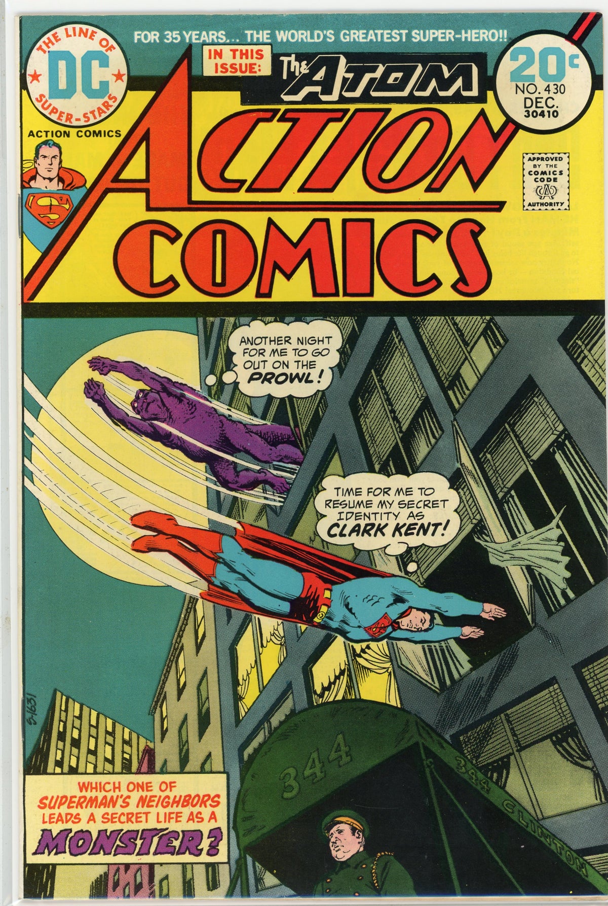ACTION COMICS #430 NM AWESOME COVER LUSTROUS COLORS