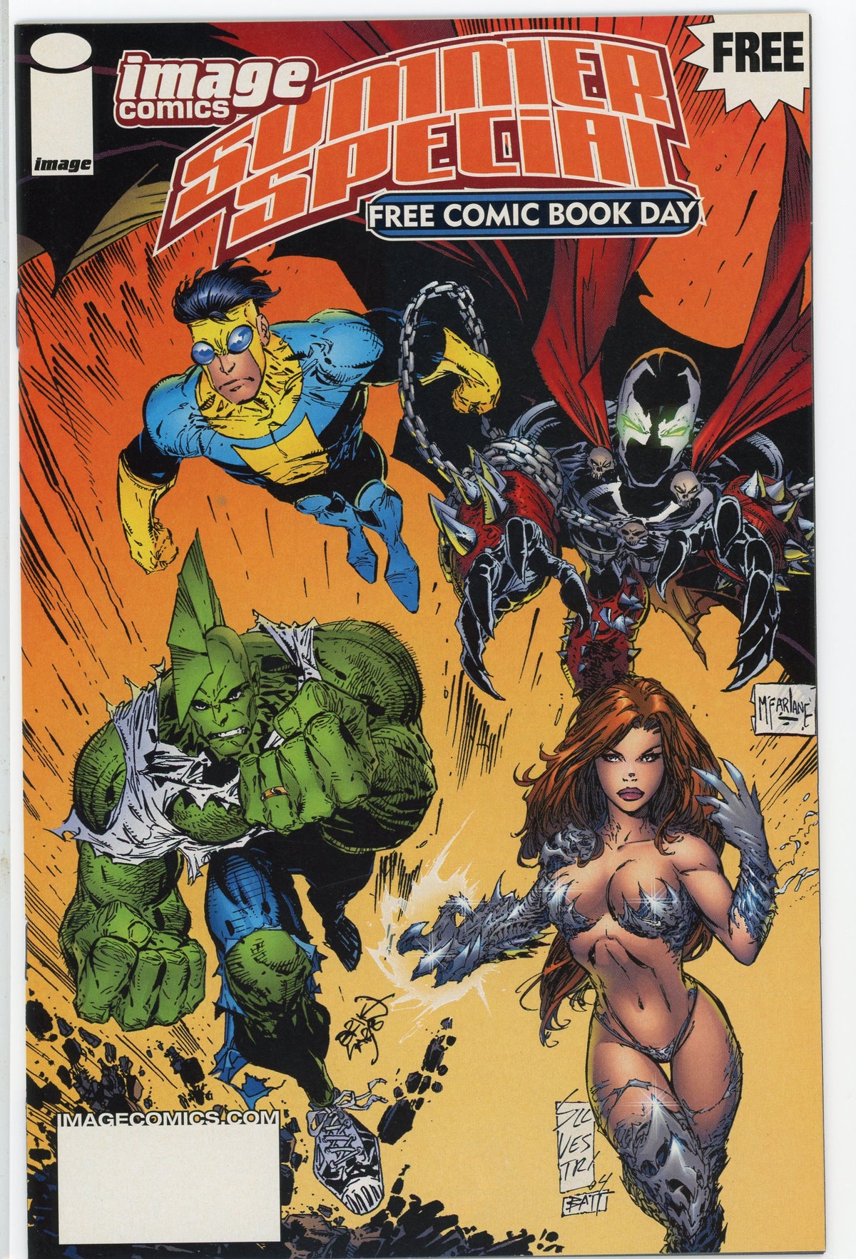 SUMMER SPECIAL FREE COMIC DAY MCFARLANE LARSEN WORK INCREDIBLE GLOSS