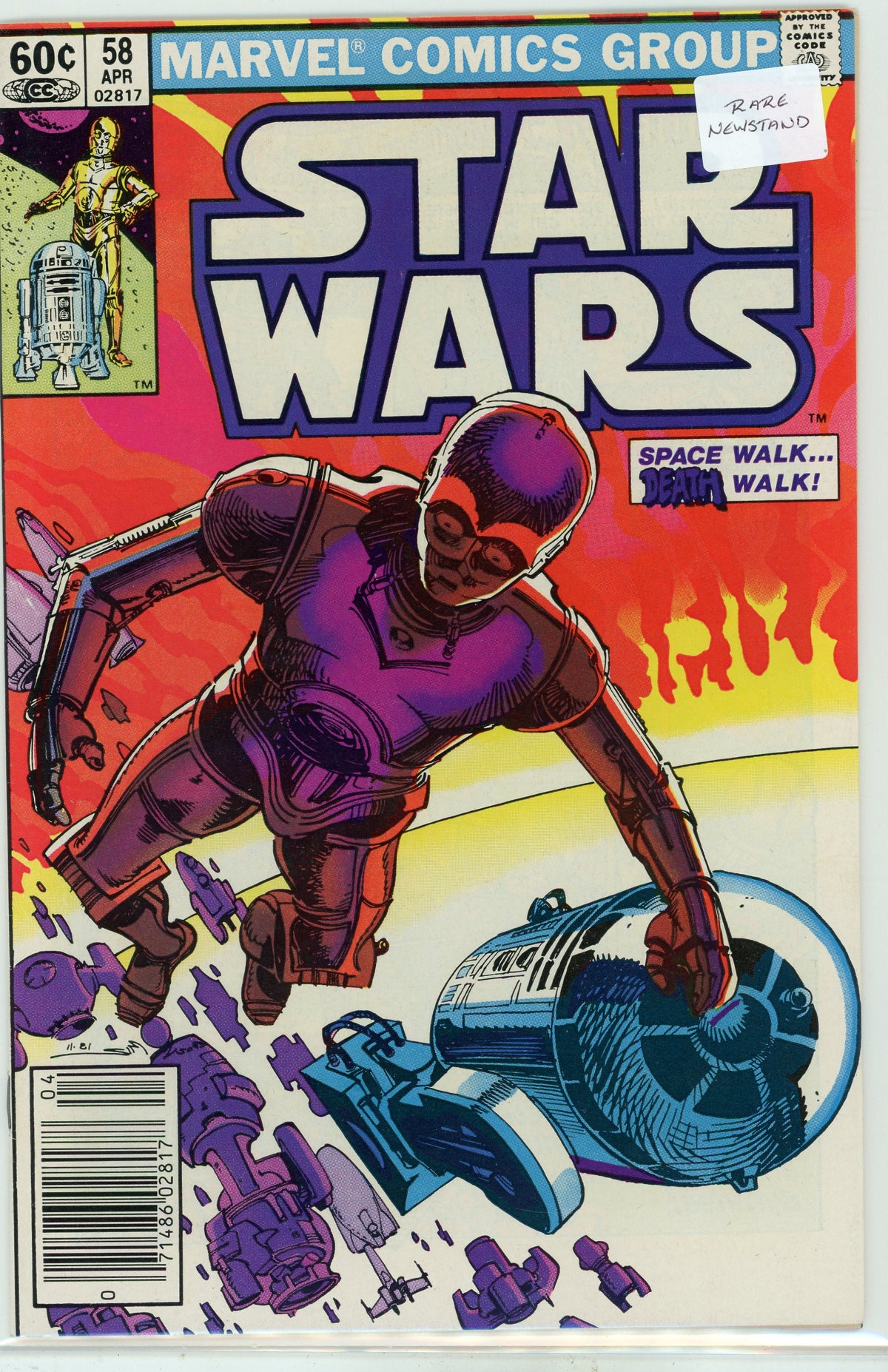 STAR WARS #58 NM FANTASTIC COVER VIVID HUES