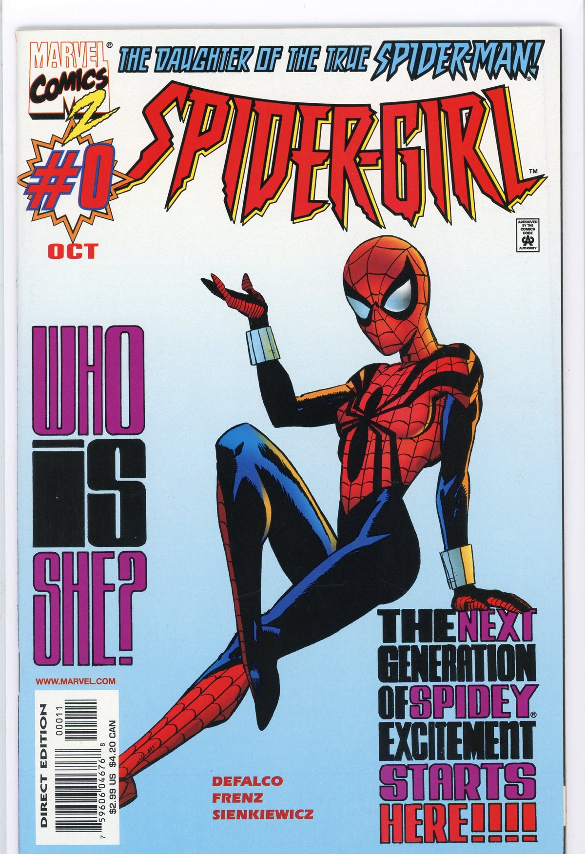 SPIDERGIRL #0 NM SPECTACULAR COVER VIBRANT SHEEN