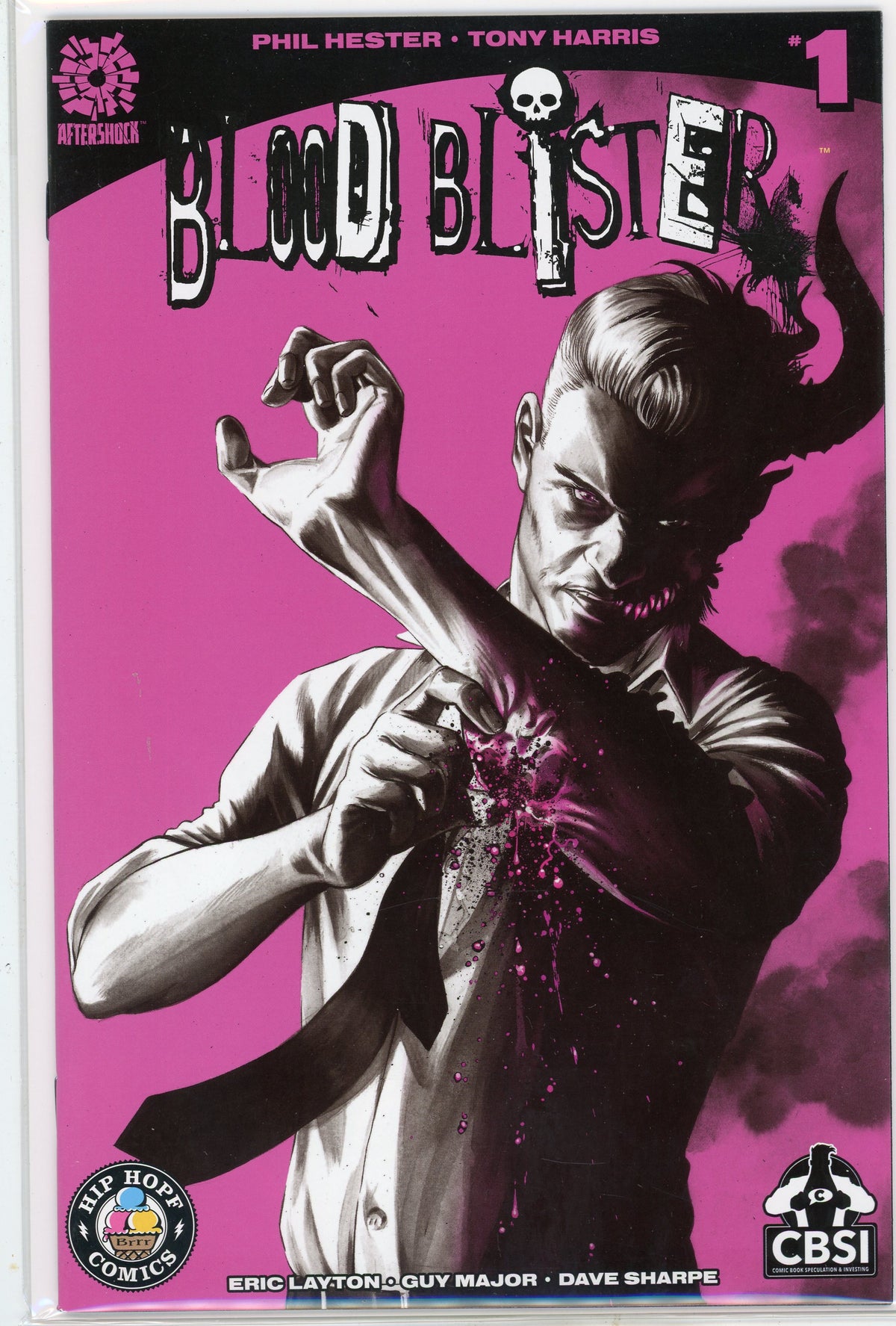 BLOOD BLISTER #1 NM COOL INDEPENDENT COMIC SHOCKING COVER GEM