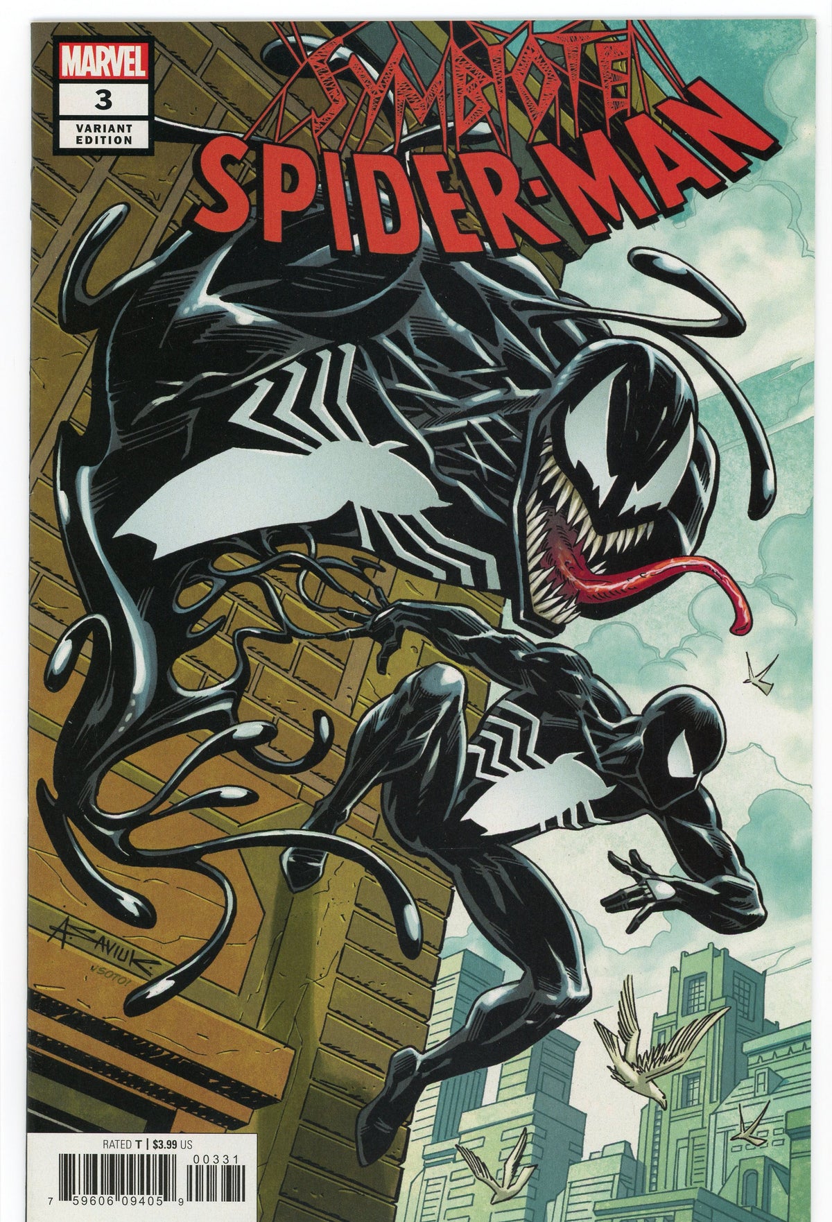 SYMBIOTE SPIDERMAN #3 NM VARIANT ED. FABULOUS COVER BRILLIANT SHEEN