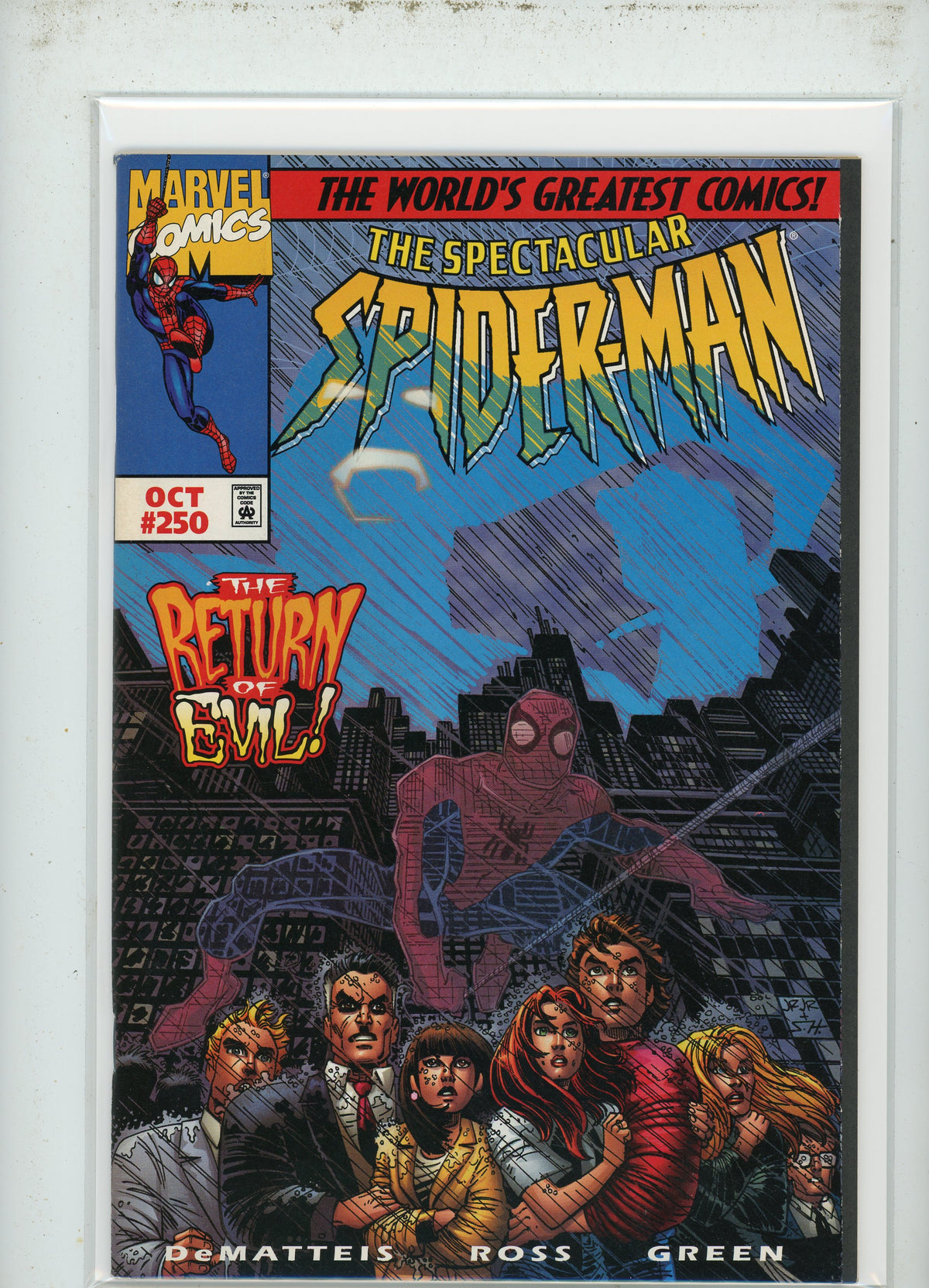 SPECTACULAR SPIDERMAN #250 NM OUTSTANDING COVER GLOSSY SHEEN