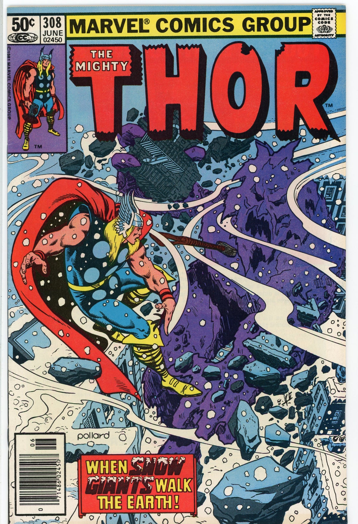 THE MIGHTY THOR #308 NM NEWSTAND EPIC BATTLE COVER NICE GLOSS