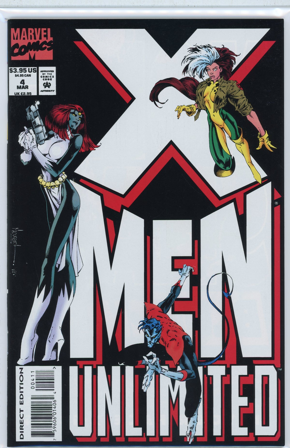 X-MEN UNLIMITED #4 NM FABULOUS COVER STUNNING COLOR PALETTE