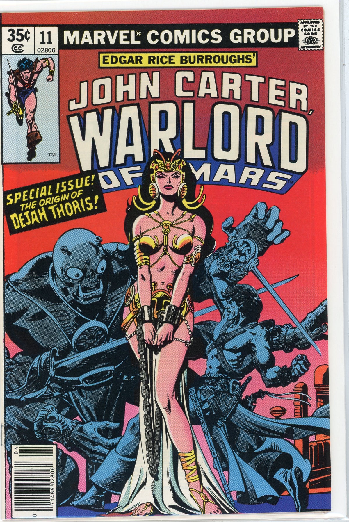 JOHN CARTER WARLORD OF MARS #11 NM FAMOUS DEJAH THORIS COVER GEM