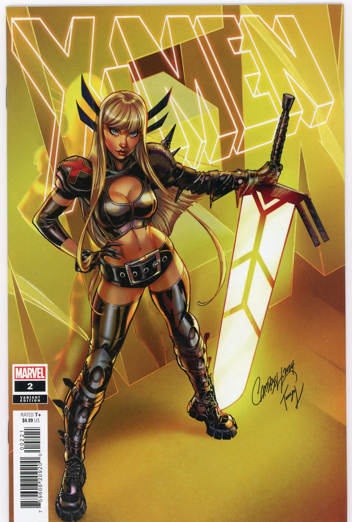 X-MEN #2 NM VARIANT ED. CAMPBELL SEXY COVER AMAZING GLOSS AND SHEEN
