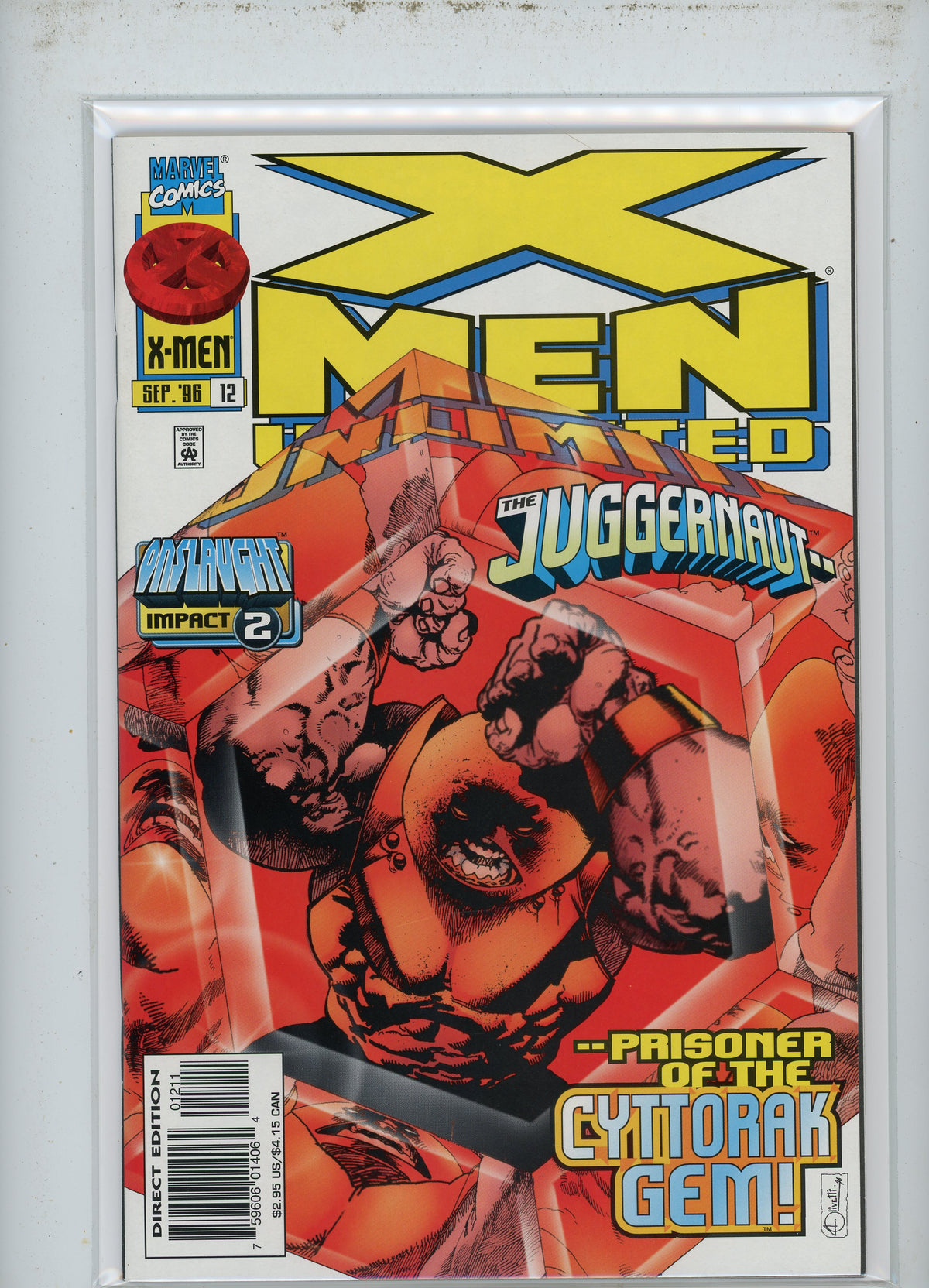 X-MEN UNLIMITED #12 NM JUGGERNAUT APP. SUPER GLOSSY COVER
