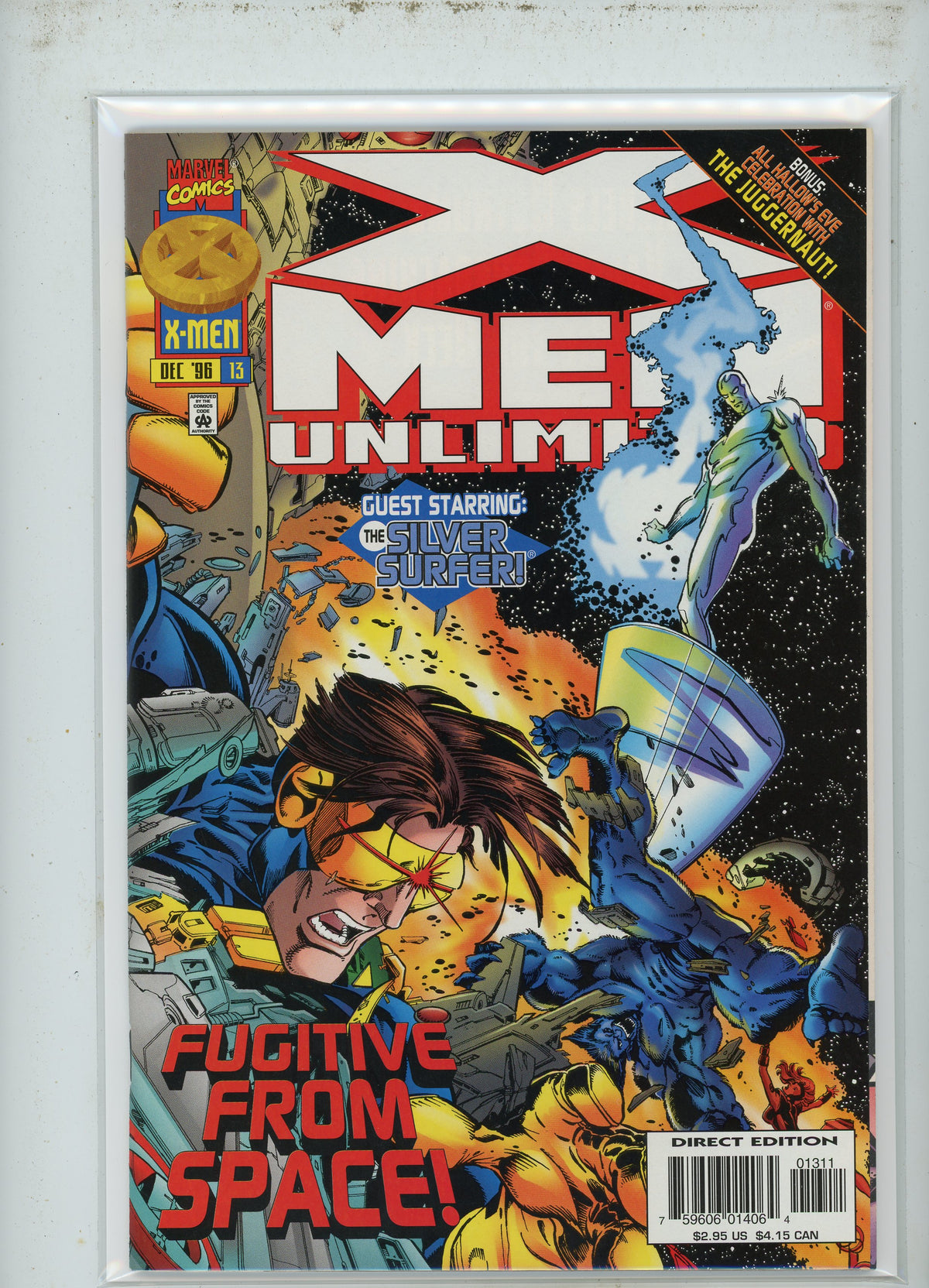 X-MEN UNLIMITED #13 NM SILVER SURFER APP. STUNNING GLOSSY COVER