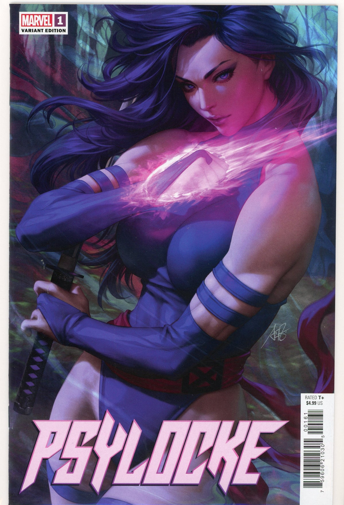 PSYLOCKE VARIANT ED. #1 GORGEOUS COVER STUNNING GLOSSY SHEEN
