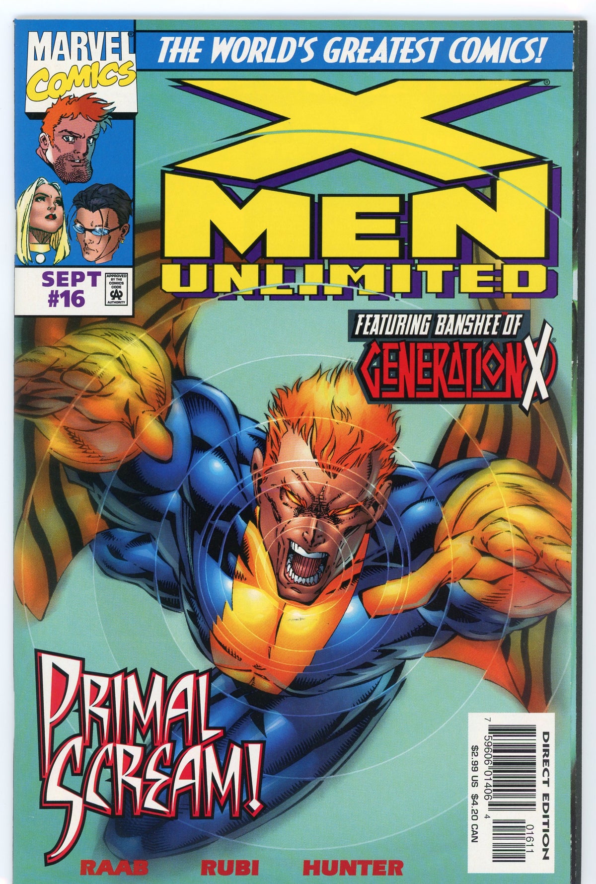 X-MEN UNLIMITED #16 NM GLOSSY COVER ACTION PACKED GEM