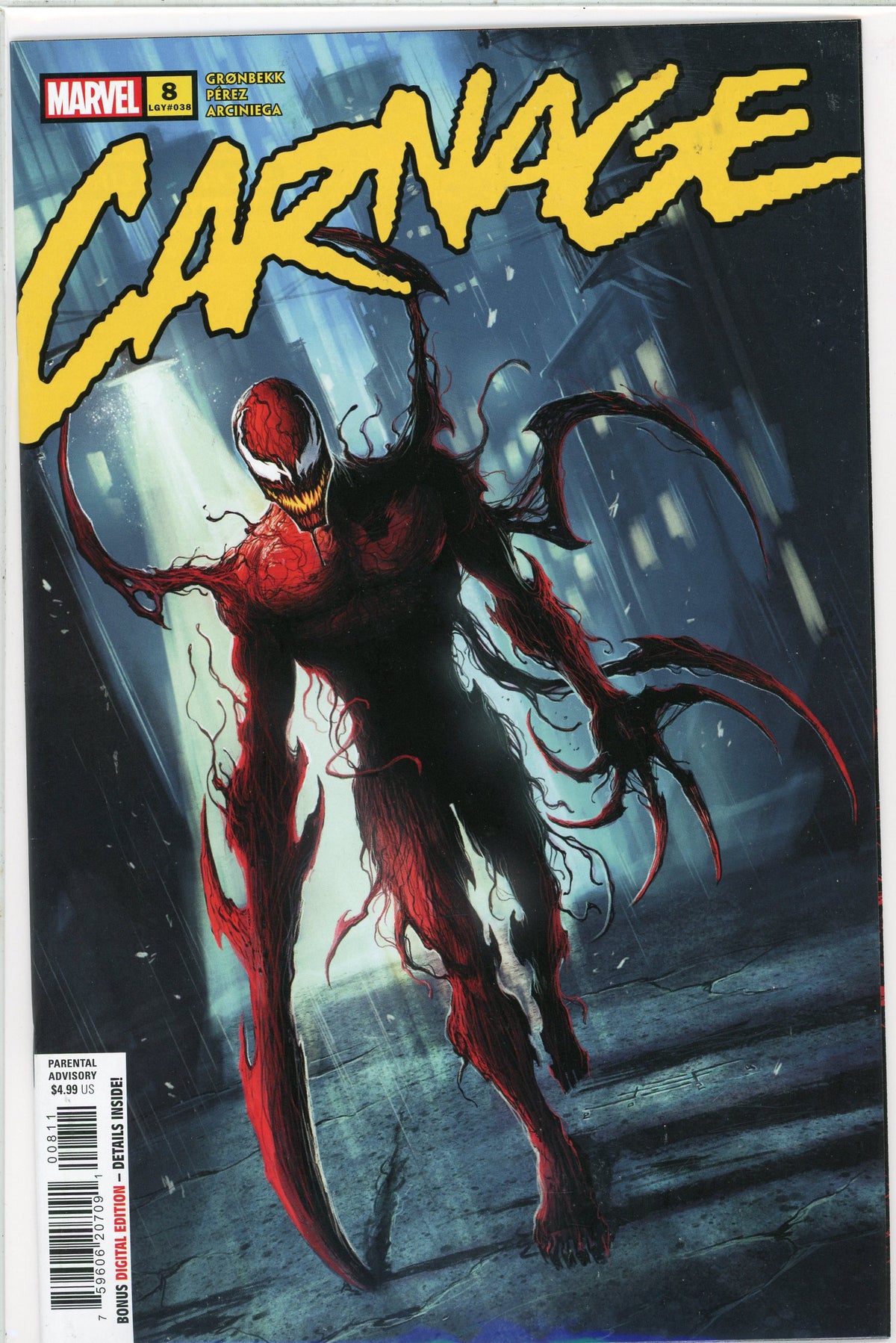 CARNAGE #8 NM CLASSIC COVER AMAZING GLOSSY SHEEN