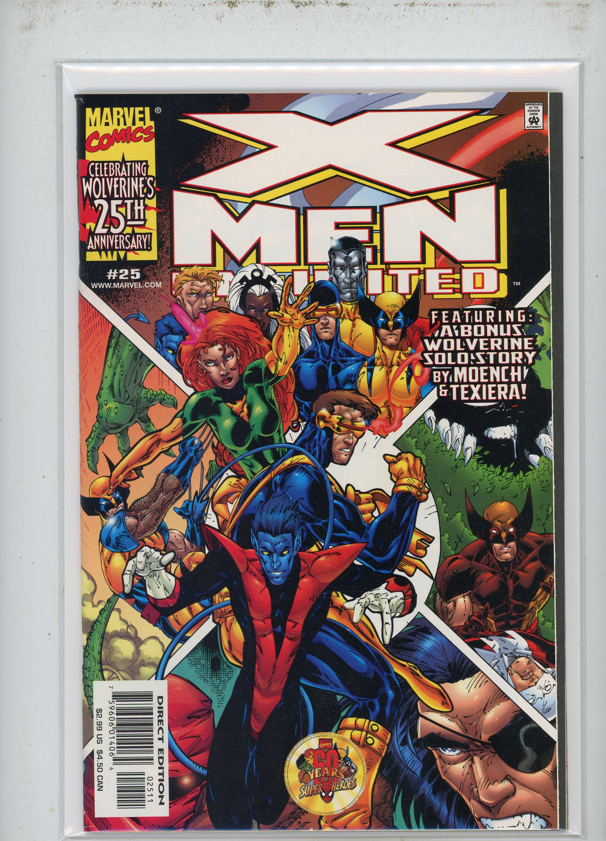 X-MEN UNLIMITED #25 NM COLLECTORS ISSUE SPARKLING COLORS STUNNING COVER
