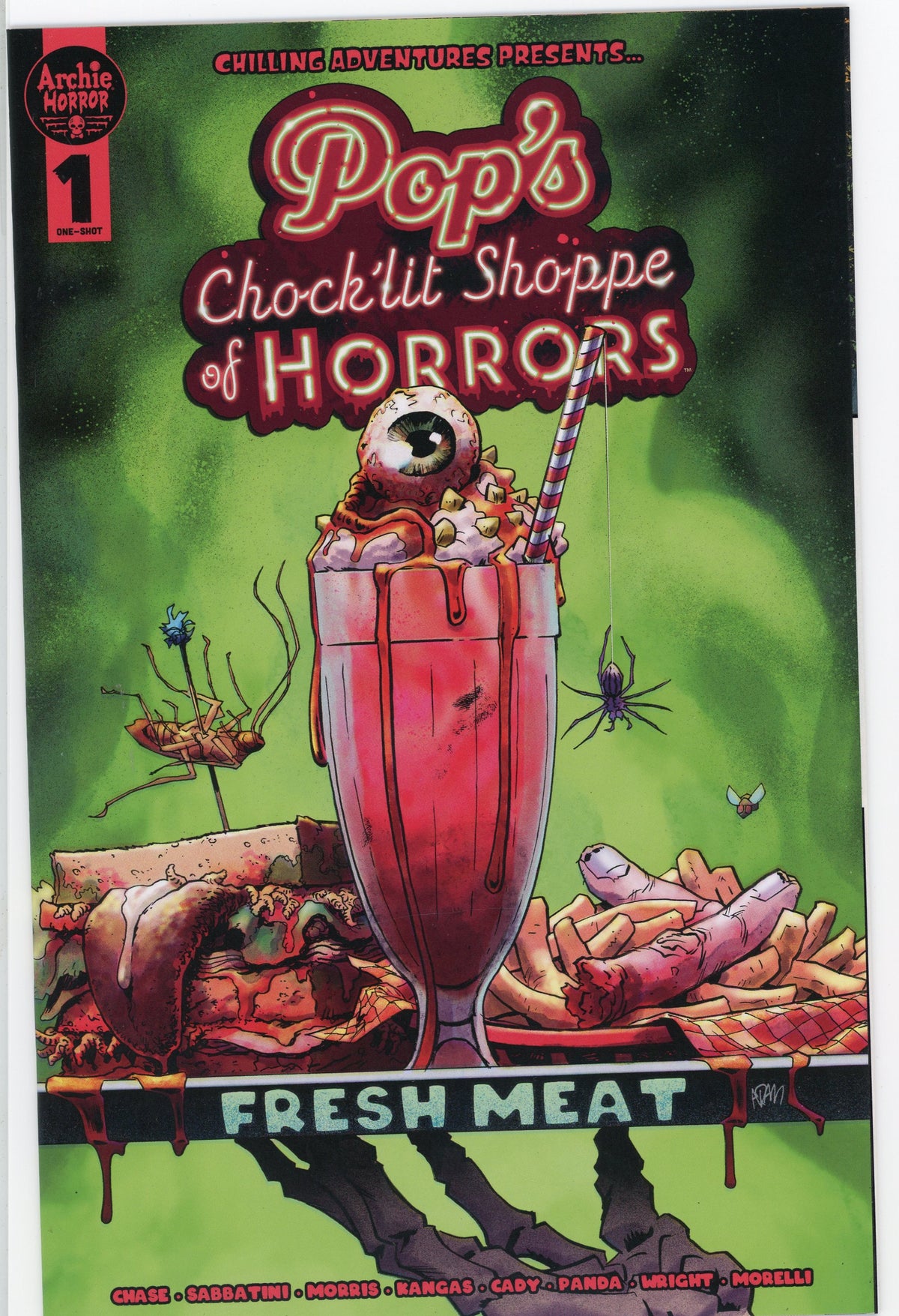 POPS CHOCKLIT SHOP OF HORRORS #1 NM ARCHIE HORROR GLOSSY SHEEN