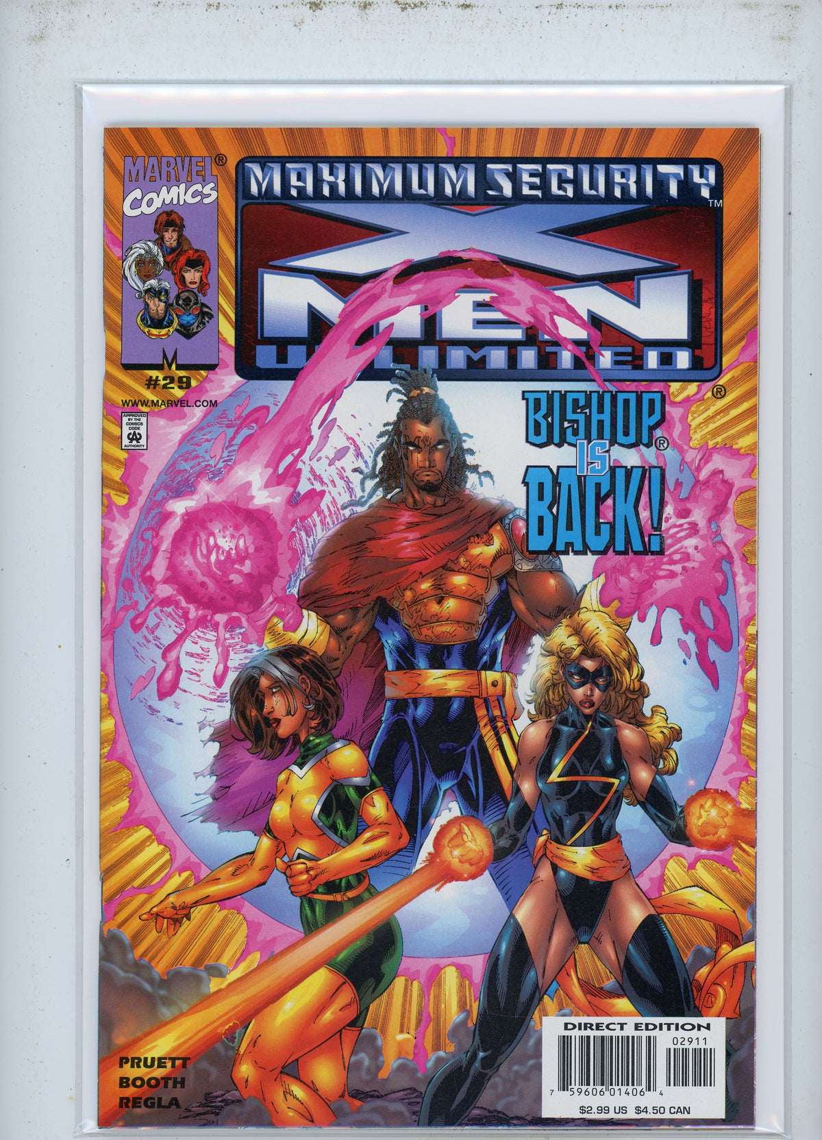 XMEN UNLIMITED #29 NM BISHOP SPOTLIGHT GLISTENING COLORS AMAZING COVER