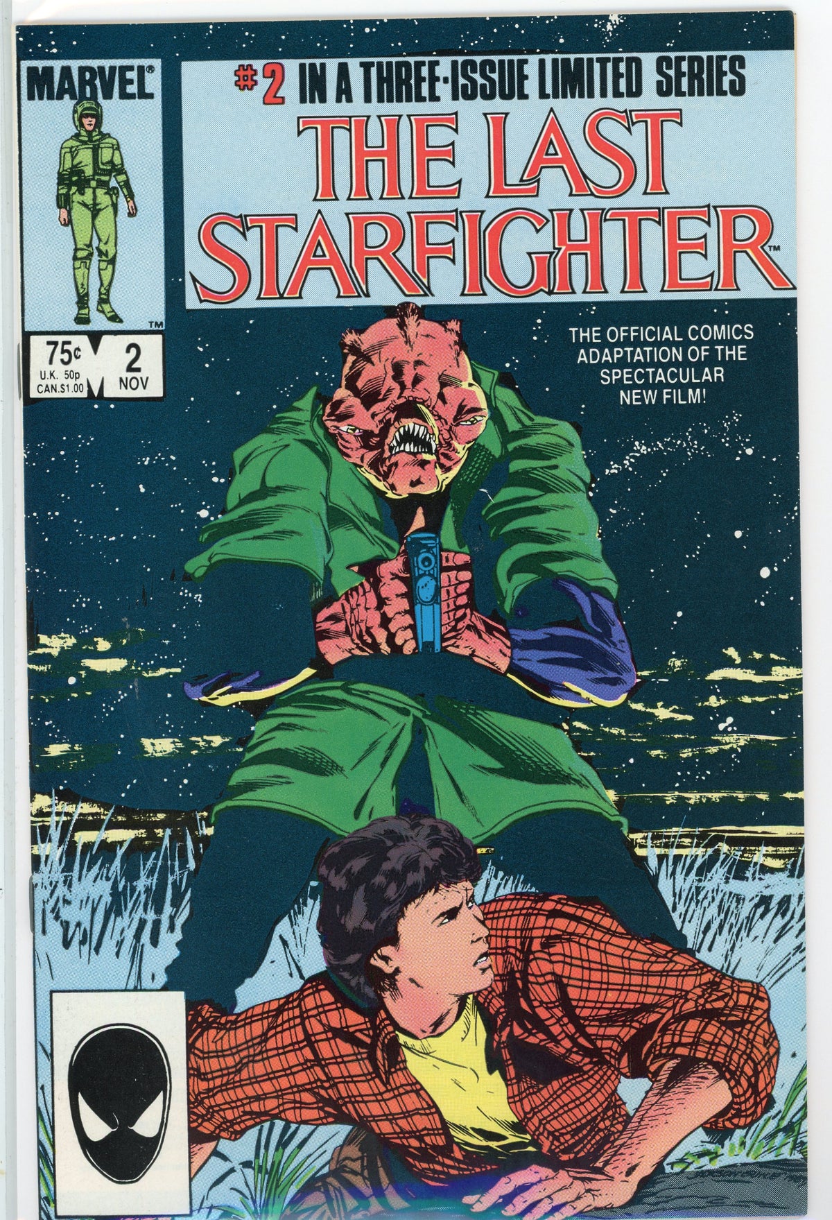 THE LAST STARFIGHTER #2 OF 3 NM INCREDIBLE COVER FANTASTIC GLOSS
