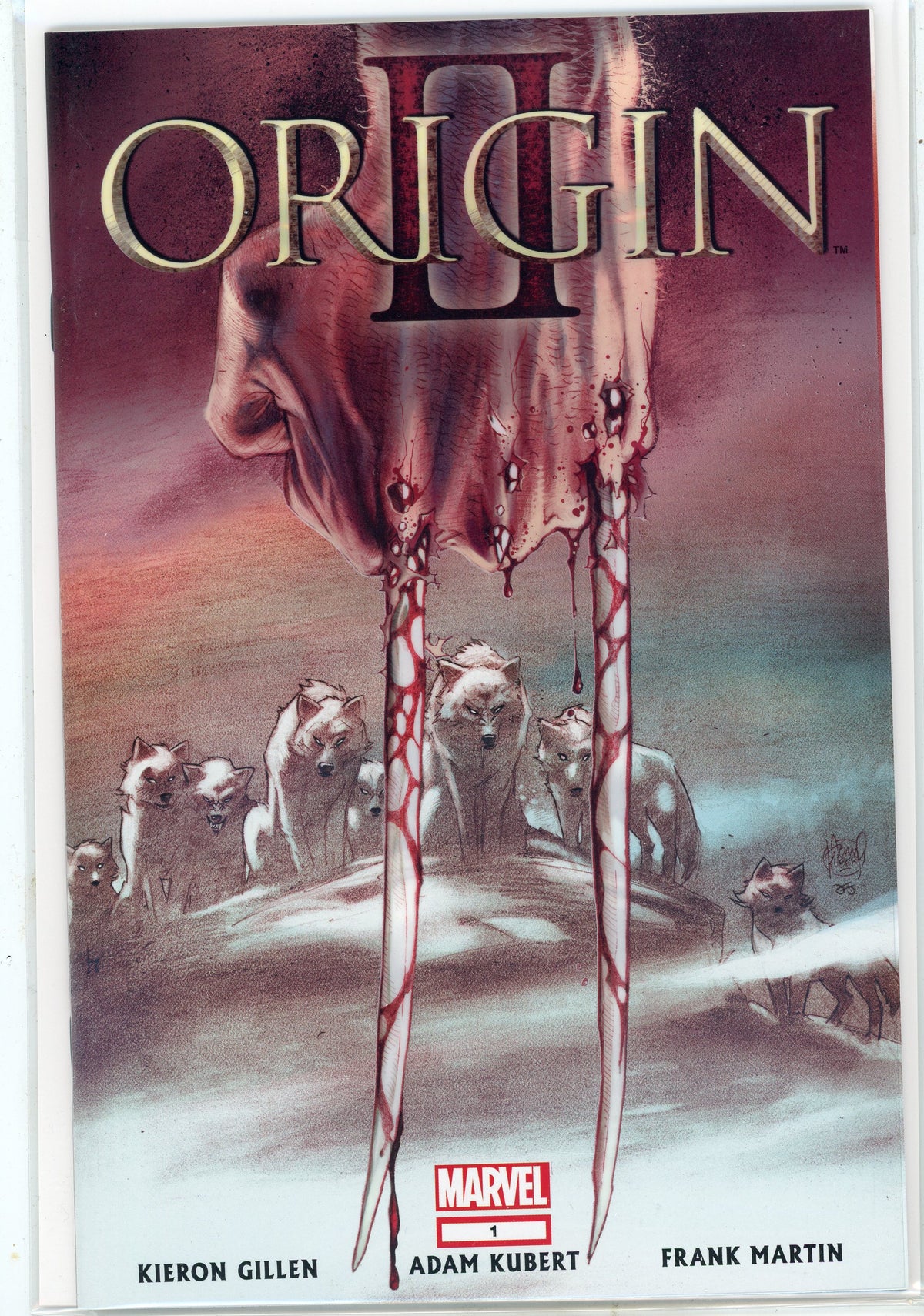 ORIGIN 2 #1 NM STUNNING COVER ADAM KUBERT WORK GLISTENING SHEEN